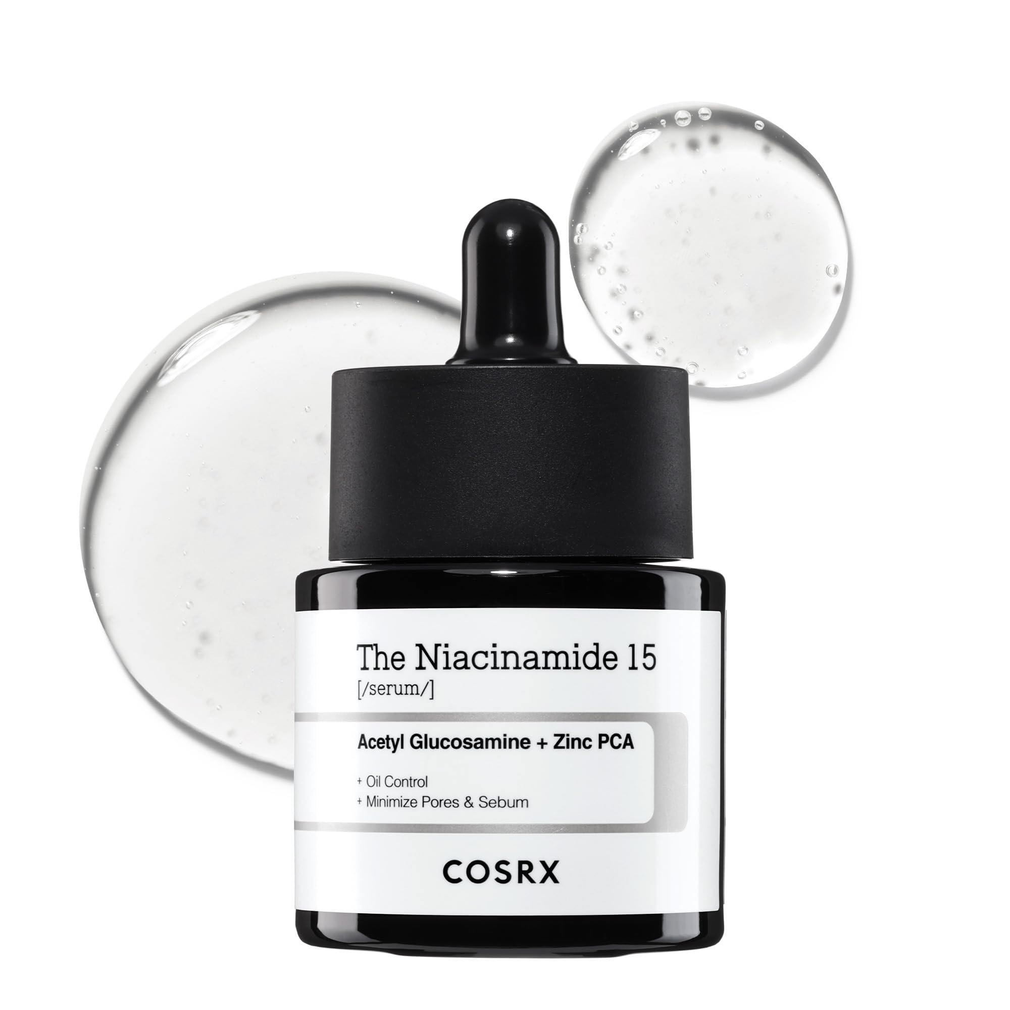 COSRX 15% Niacinamide Face Serum, 0.67 fl oz, Pore Minimizer - Product Imagery