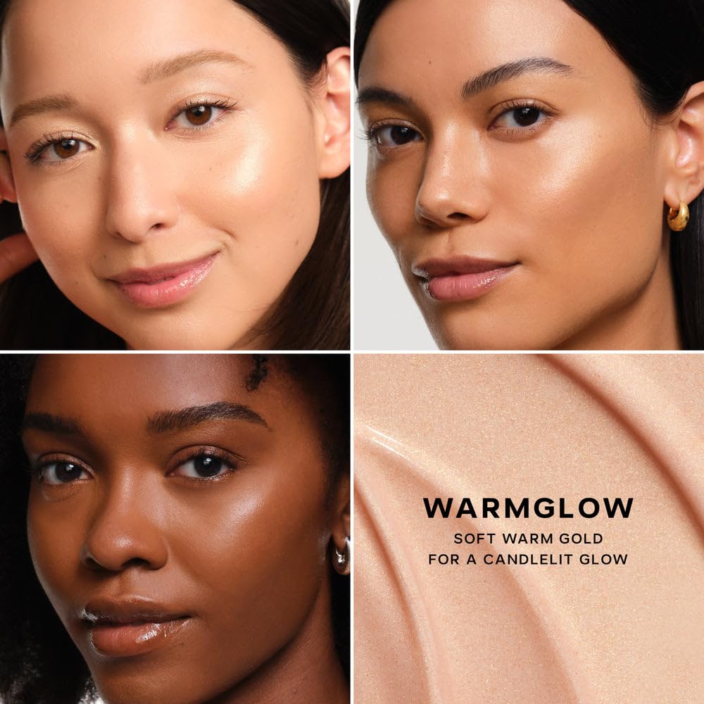 Saie Blush & Glow Gift Set - Dew Blush in Lady & Glowy Super Gel Liquid Highlighter & Makeup Primer in Warmglow - Skinca