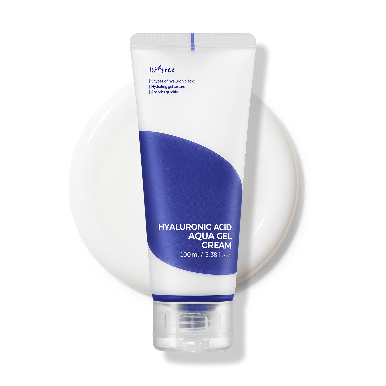 IsNtree Hyaluronic Acid Aqua Gel Cream | Lightweight Gel - Product Imagery