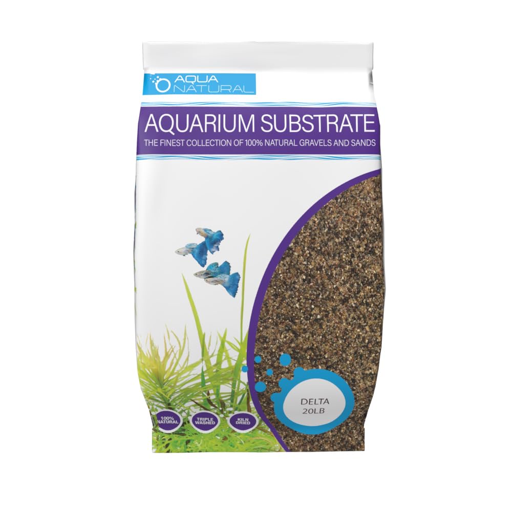 Aqua Natural Aquarium Substrate, Delta Sand, 20lb – product photo (Sand)