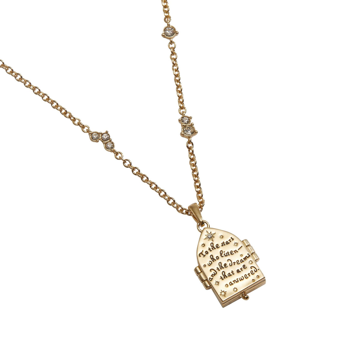 Alex and Ani ACOTAR Starfall Locket Necklace – full view, size One Size