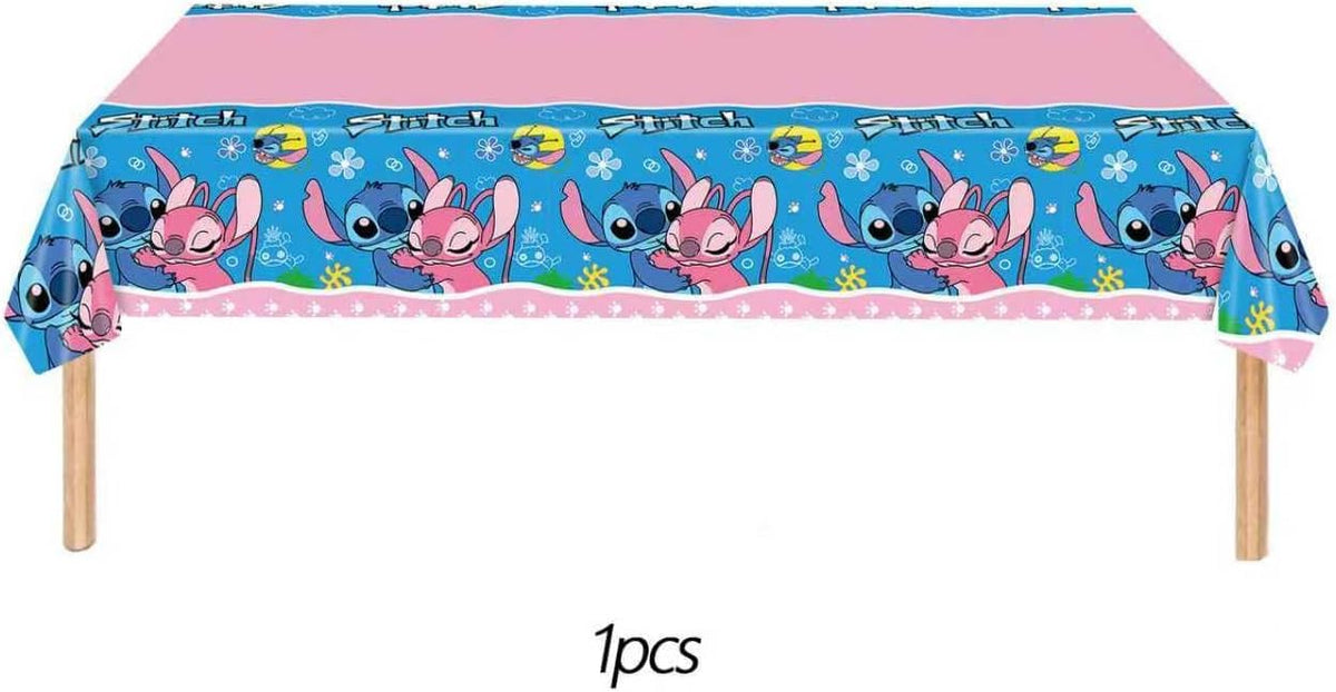 KROCEUS 88PCS For Stitch Party Supplies: 6 Hanging Swirls, 20 Napkins, 20 Cups, 20 Plates （9 inch）， 20 Plates 7（ inch）, 