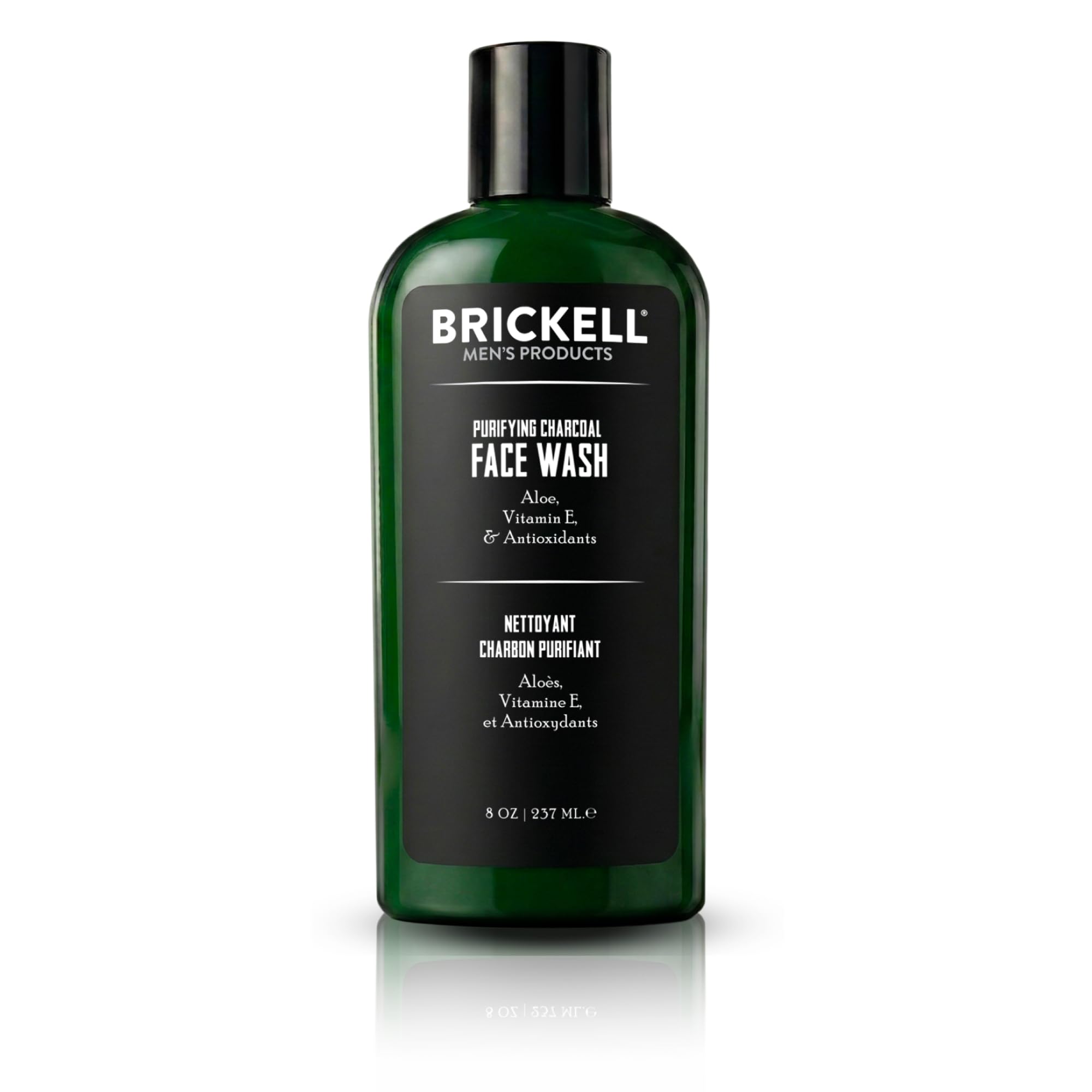 Brickell Men's Purifying Charcoal Face Wash 8oz Scented