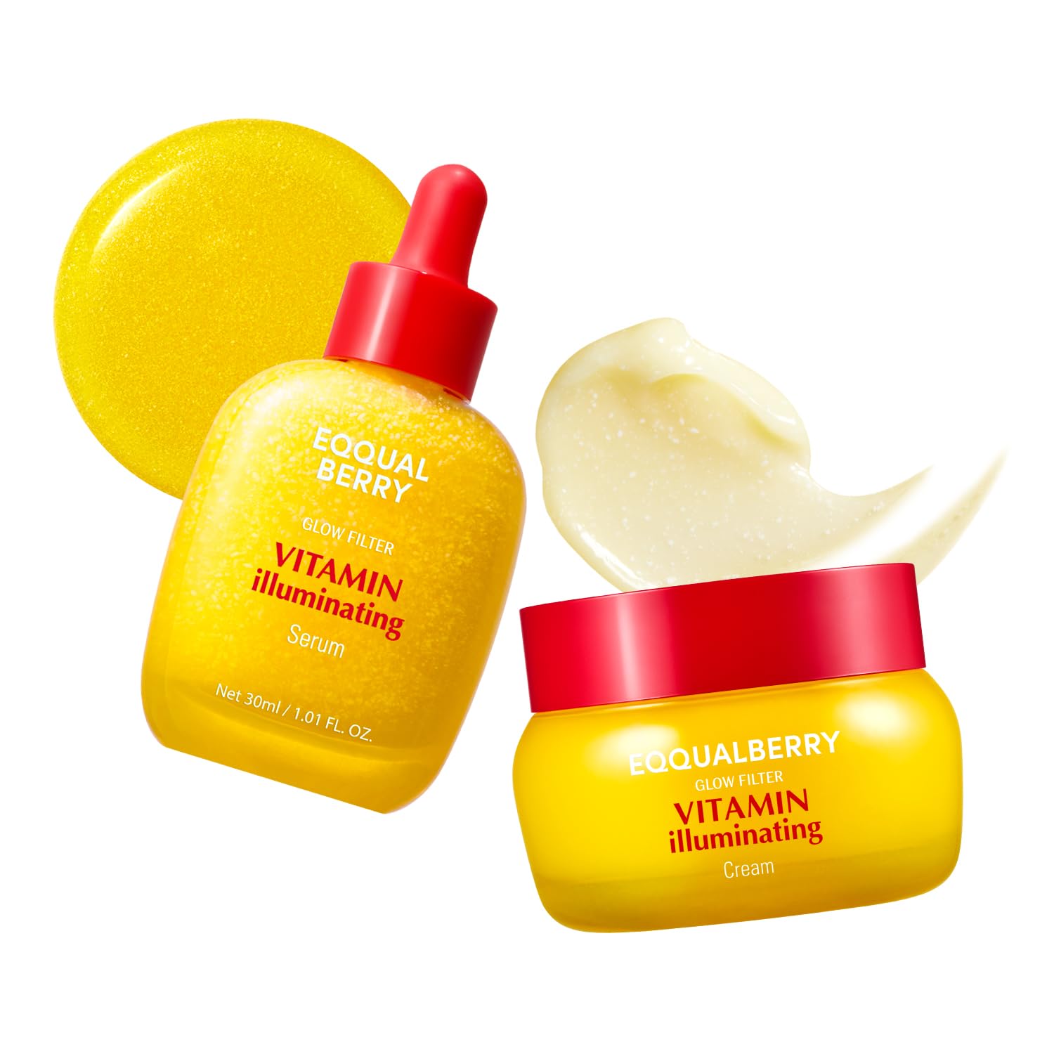 EQQUALBERRY Vitamin C Dark Spots & Brightening Duo | Vitamin - Product Imagery