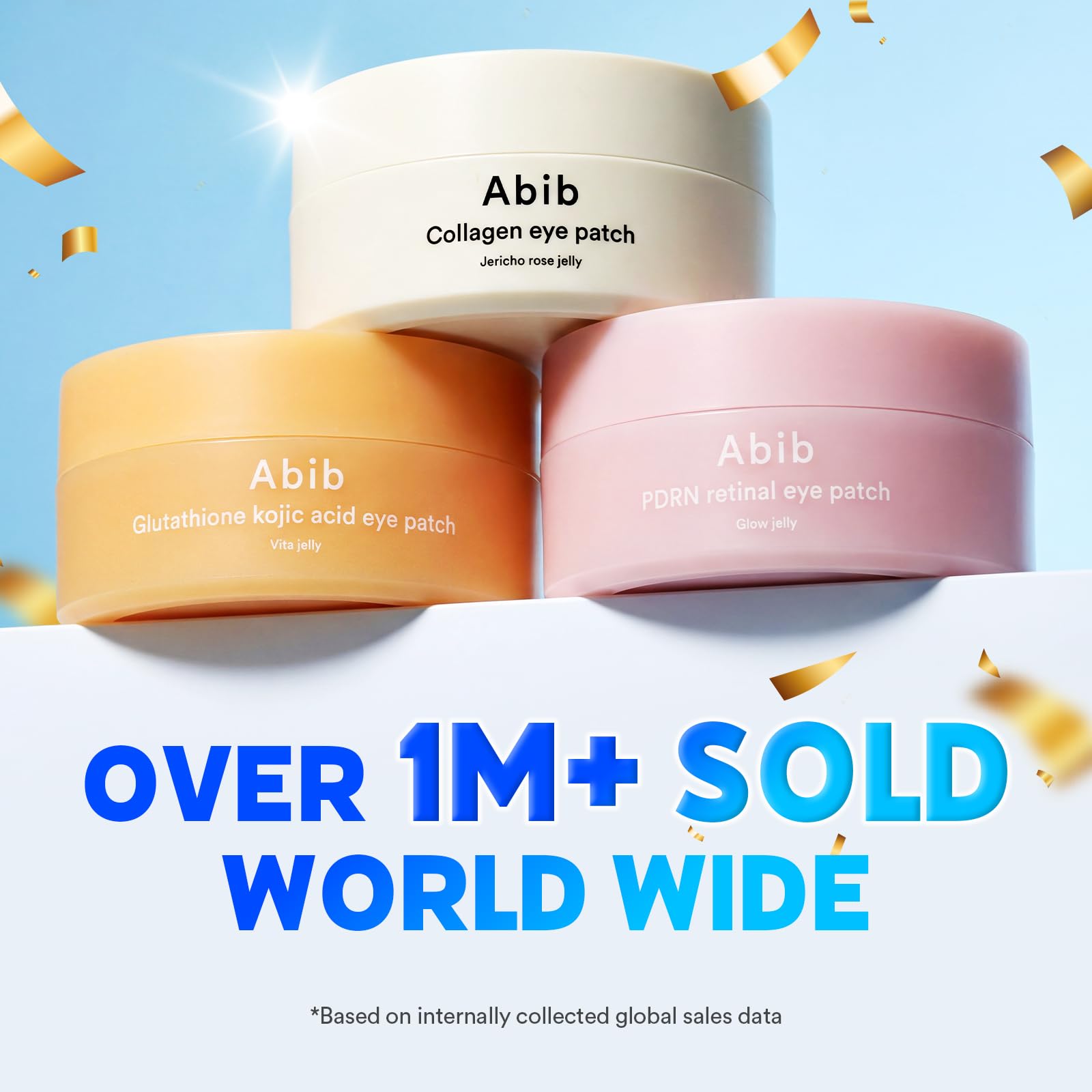 Abib PDRN Retinal Eye Patches Niacinamide Glow Jelly 60ct