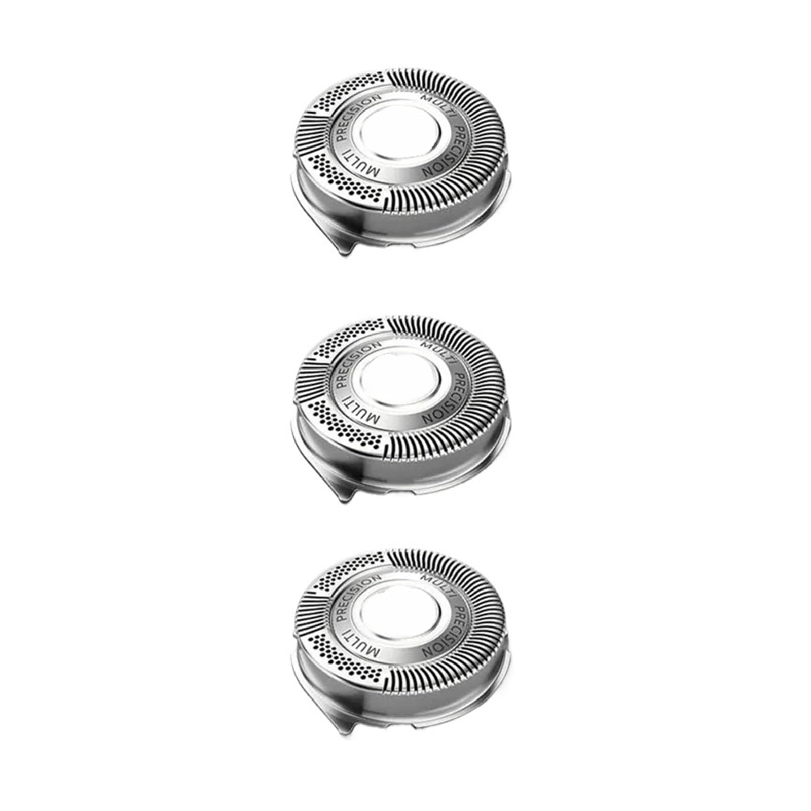 Three TEGRHSNB23E Razor Blade Heads SH50 compatible with Philips Norelco Series 5000 AquaTouch and PowerTouch shavers.
