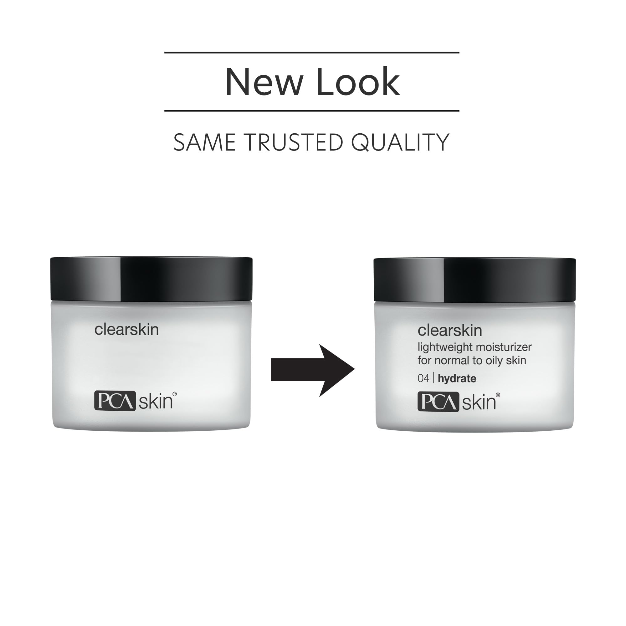 PCA SKIN Clearskin lightweight face moisturizer in a 1.7 oz bottle, smooth and hydrating skincare product for clear skin.