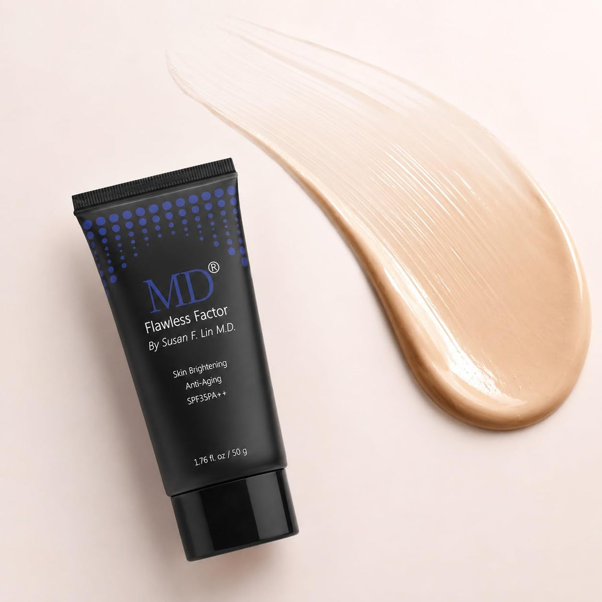 MD Flawless Factor BB Cream, Tinted Moisturizer, 1.76 fl oz – packaging and label