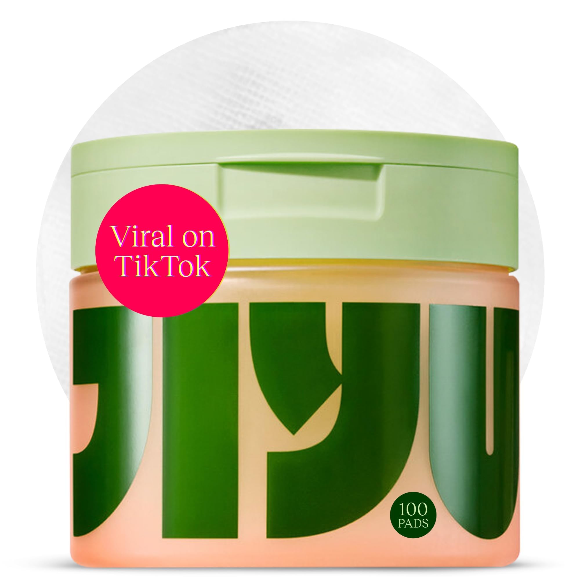 JIYU Toner Pads - Korean Skincare for Dark Spots, Wrinkles & - Product Imagery