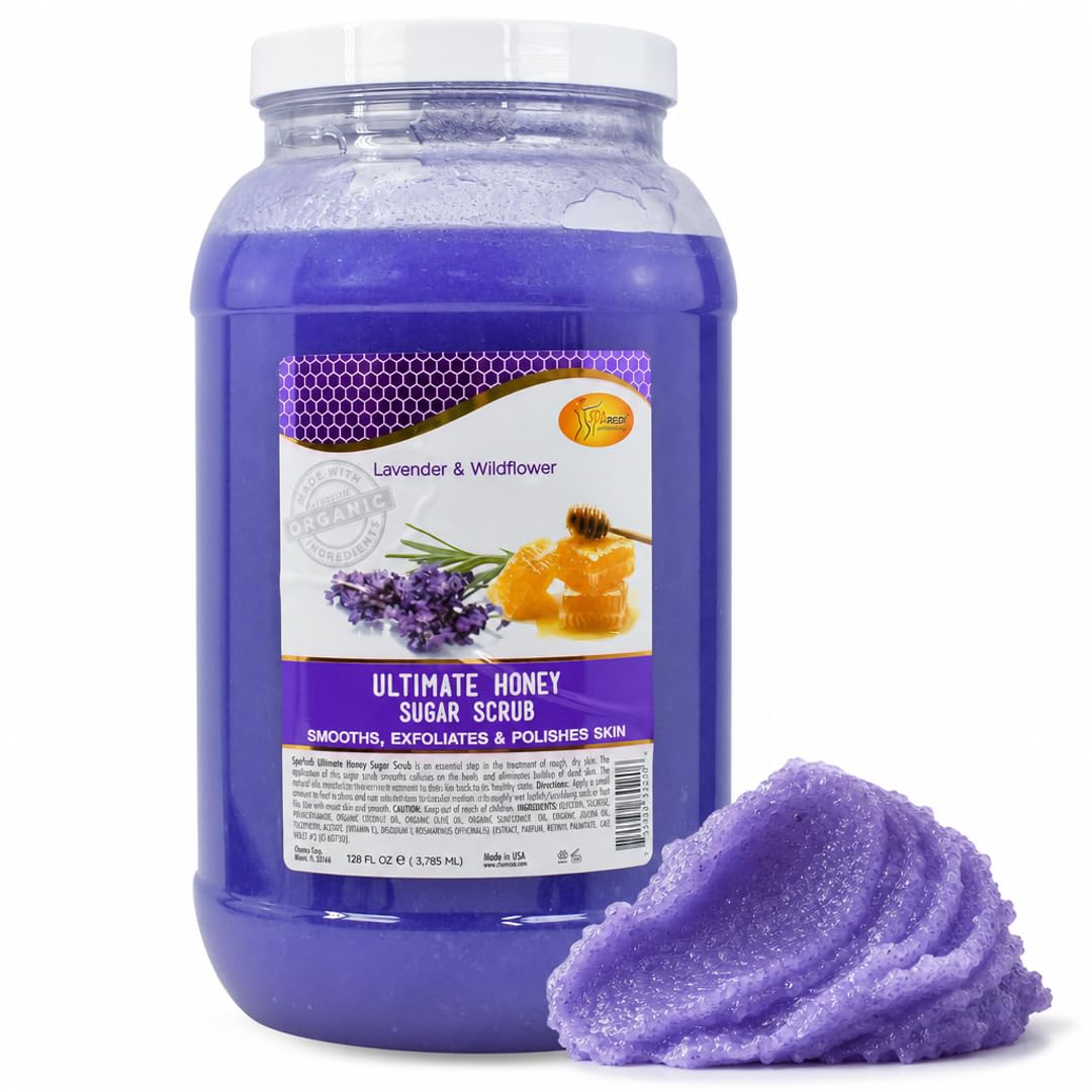 SPA REDI Salon & Pedicure Sugar Scrub, Deep Moisturizing, 128 oz – product photo (Body Scrubs)