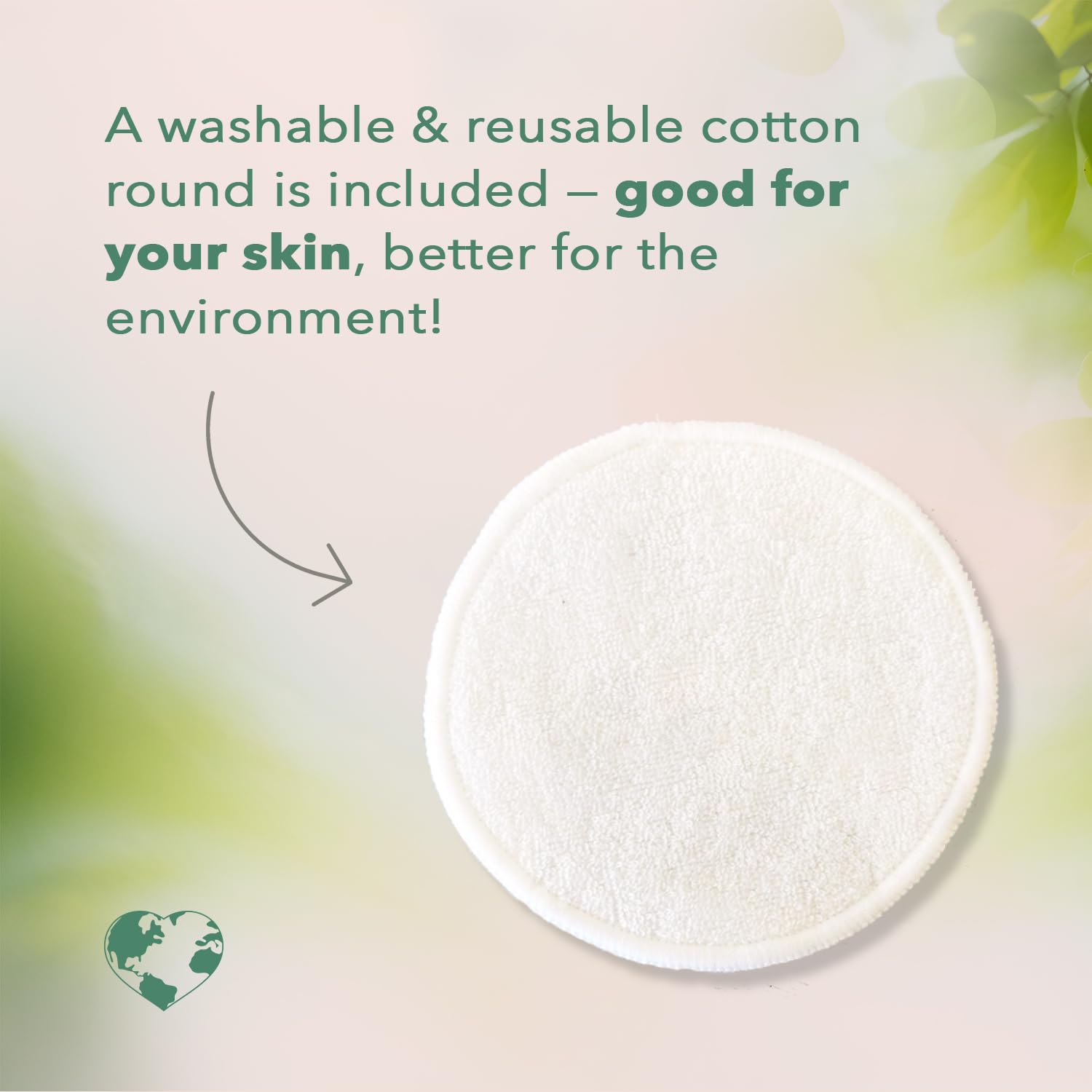 Nourish Organic Skin Salve, Sweet Orange & Rosehip – Nourishing Body Lotion with Coconut Oil, Shea Butter & Cocoa Butter, 3.7 Oz + Washable Cotton Round.