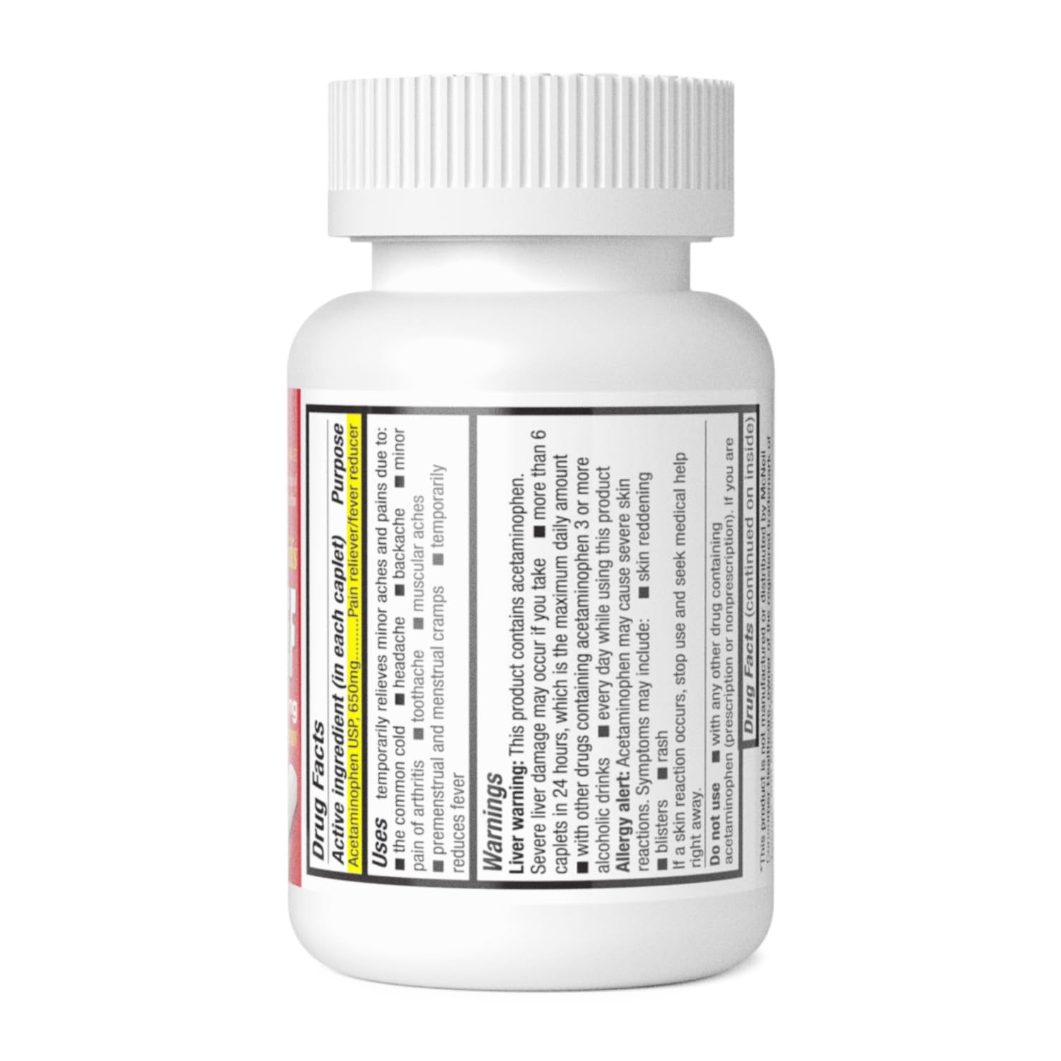 HealthA2Z® Pain Relief Extended Release | Acetaminophen 650mg | 8 Hours | Arthiritis Pain | Pain Reliever - Fever Reducer | Contains no Aspirin (100 Count)