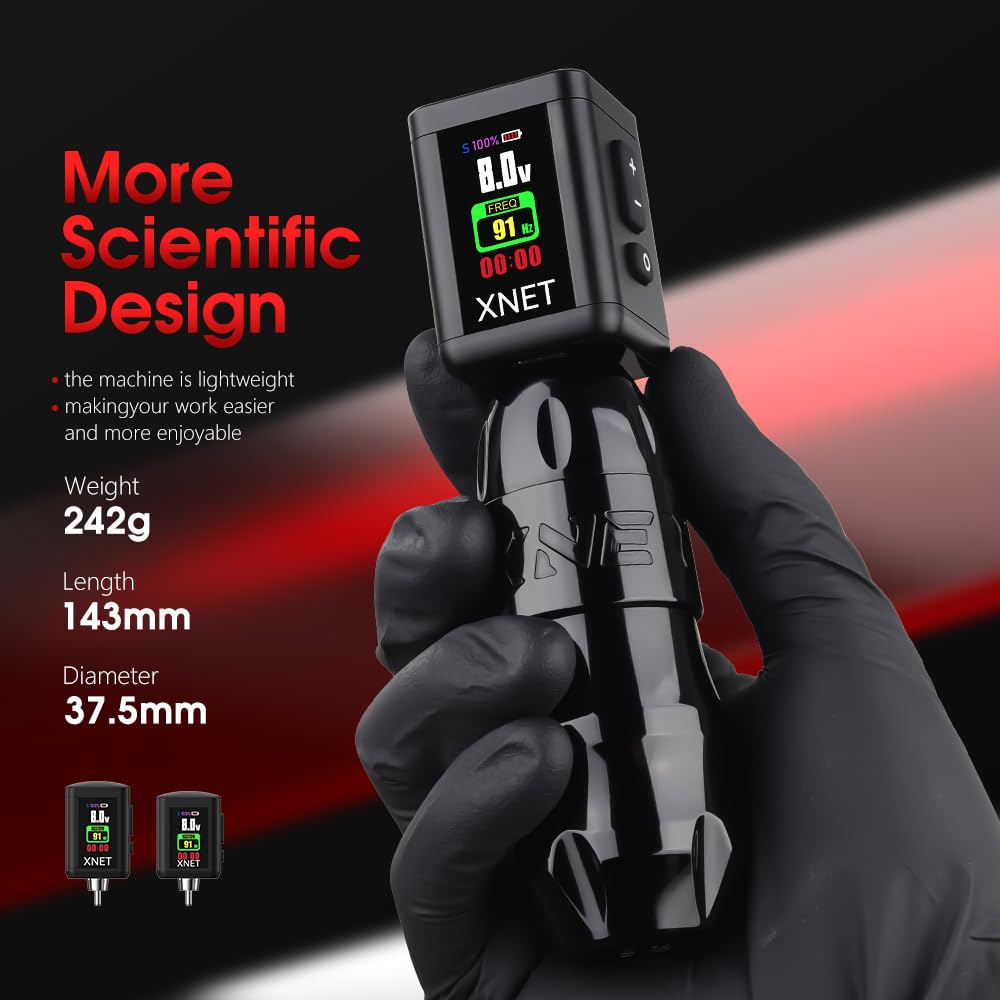 Xnet Sita Wireless Tattoo Gun with Lupo 2000mAh 1500mAh - XNET Official Imagery - 7