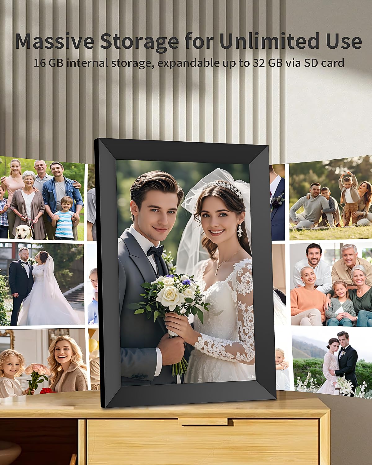Frameo 10 1 WiFi Digital Picture Frame Christmas Gift - Ciowain Official Imagery - 4