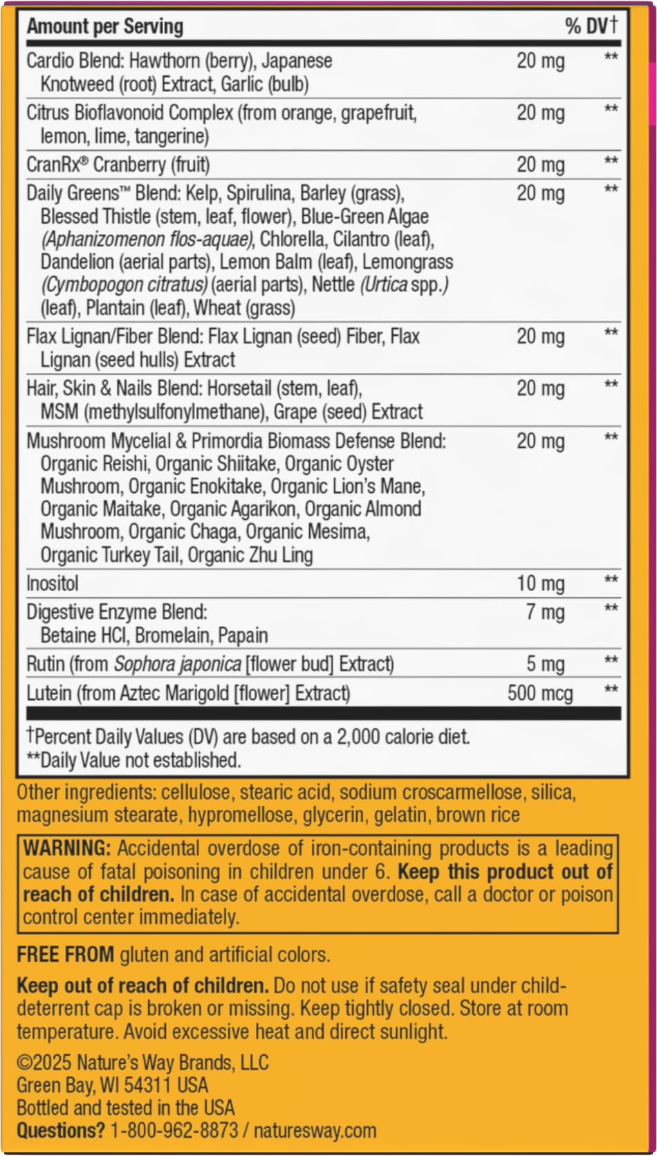 Nature's Way Alive! Women's Ultra Multivitamin bottle with 60 high potency vitamin tablets, designed for women's daily health.