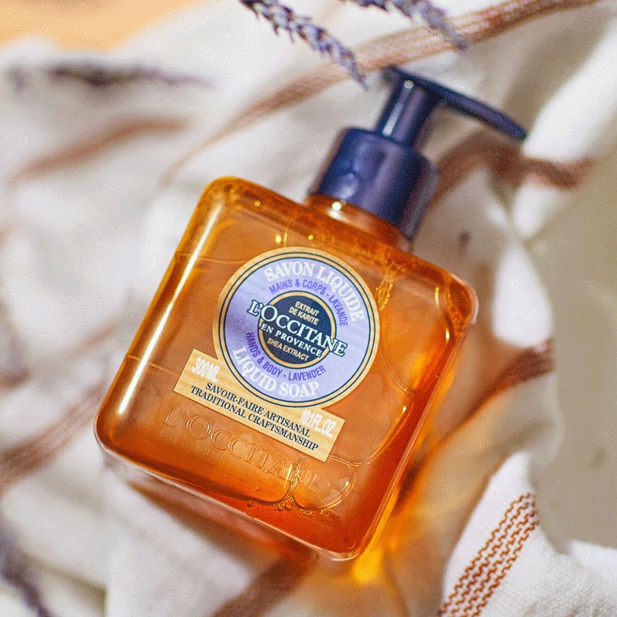 L'Occitane Shea Butter Extra-Gentle Hand & Body Liquid Soap, Moisturizing – full view
