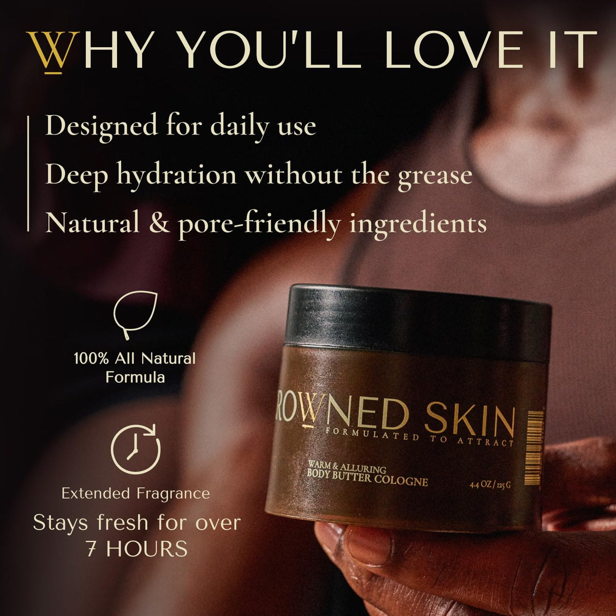 Crowned Skin Body Butter Cologne King Warm and Sensual 4 4 - Crowned Skin Official Imagery - 6