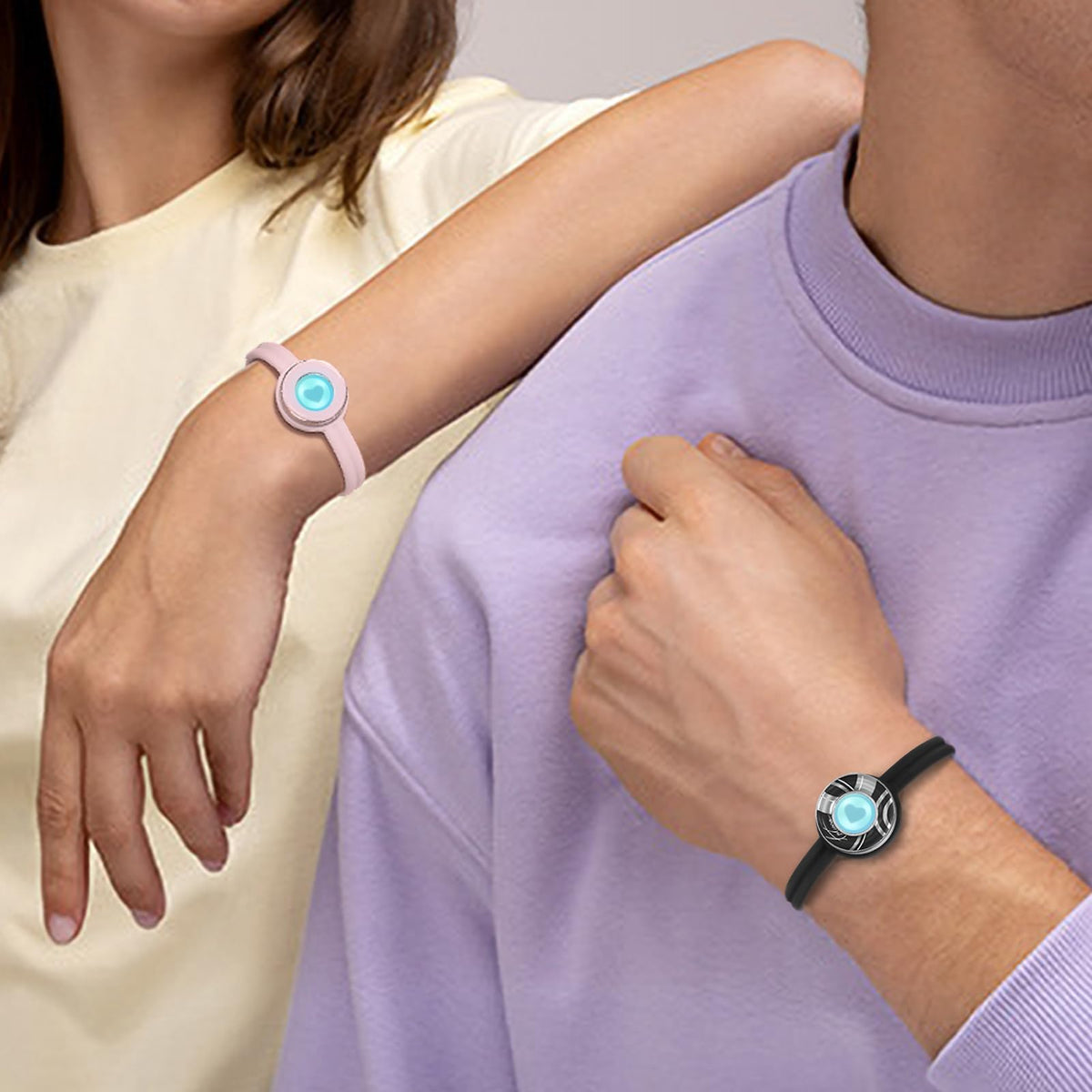 TOTWOO Long-Distance Touch Bracelets for Love, Smart Bracelets – full view, size One Size