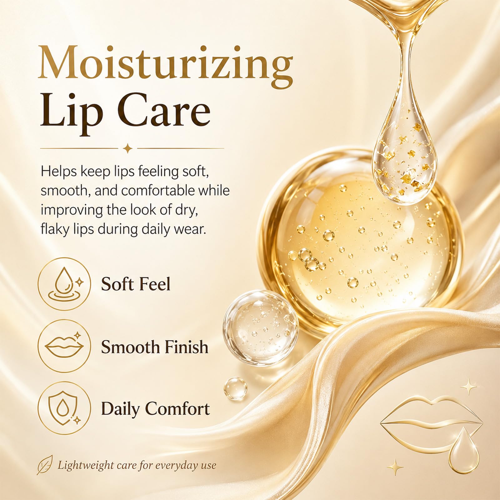 RCSCBC Kivora Lipstick in long-lasting, moisturizing lip tint, close-up of rich, vibrant lip color on model's lips.