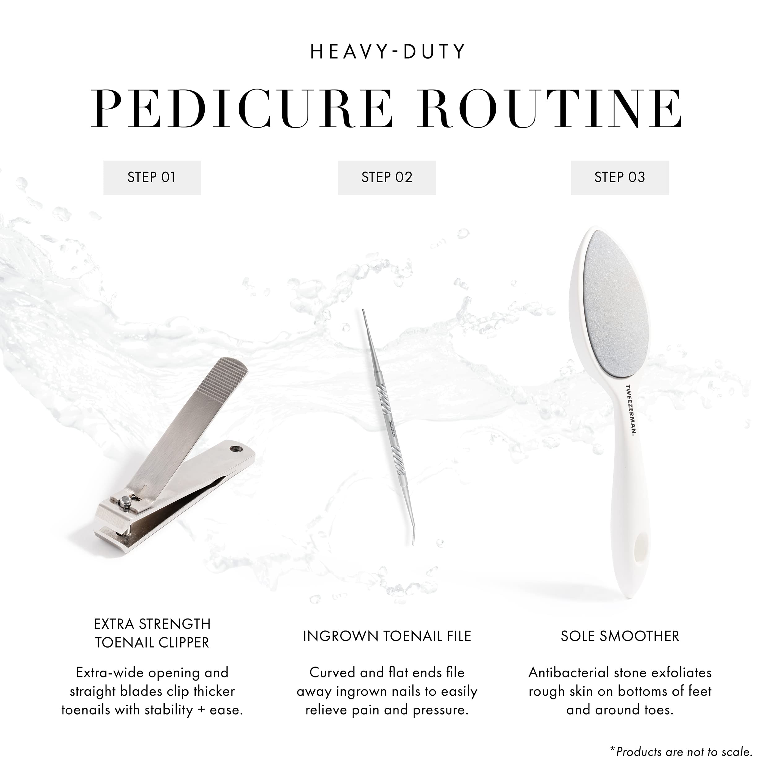 Tweezerman Sole Smoother Callus Stone, with Ergonomic Handle
