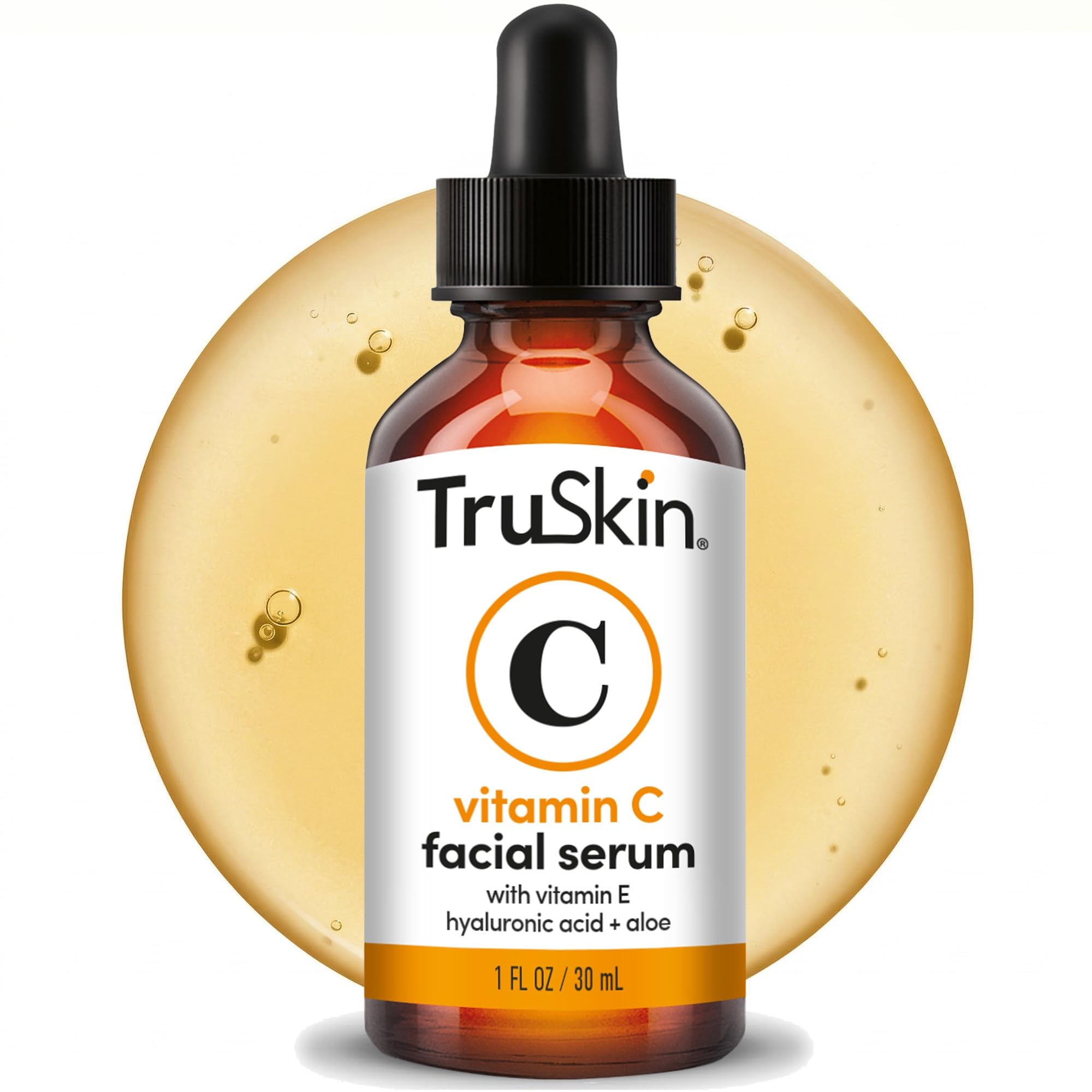 TruSkin Brightening Vitamin C Serum Hyaluronic Acid 1oz