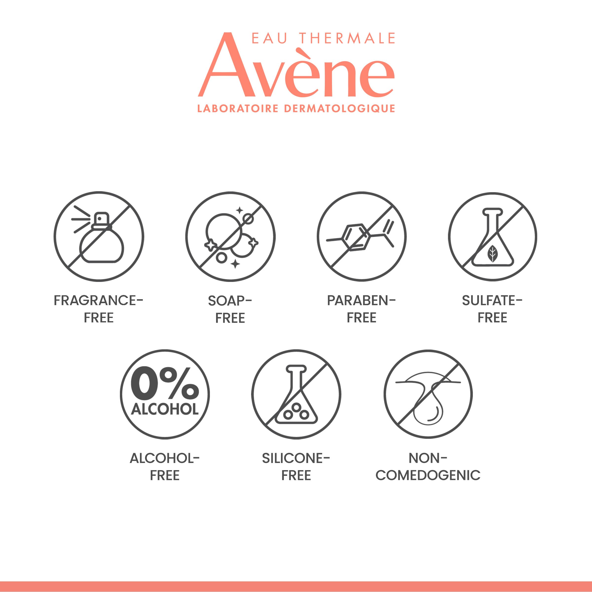Avène Tolérance Gentle Foaming Facial Cleanser for sensitive skin in a 5 oz bottle, designed to cleanse without irritation.