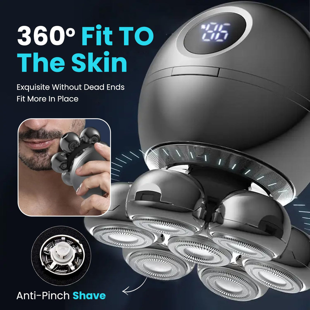 GOLDY BARBER PRO – Rotary Shavers on display