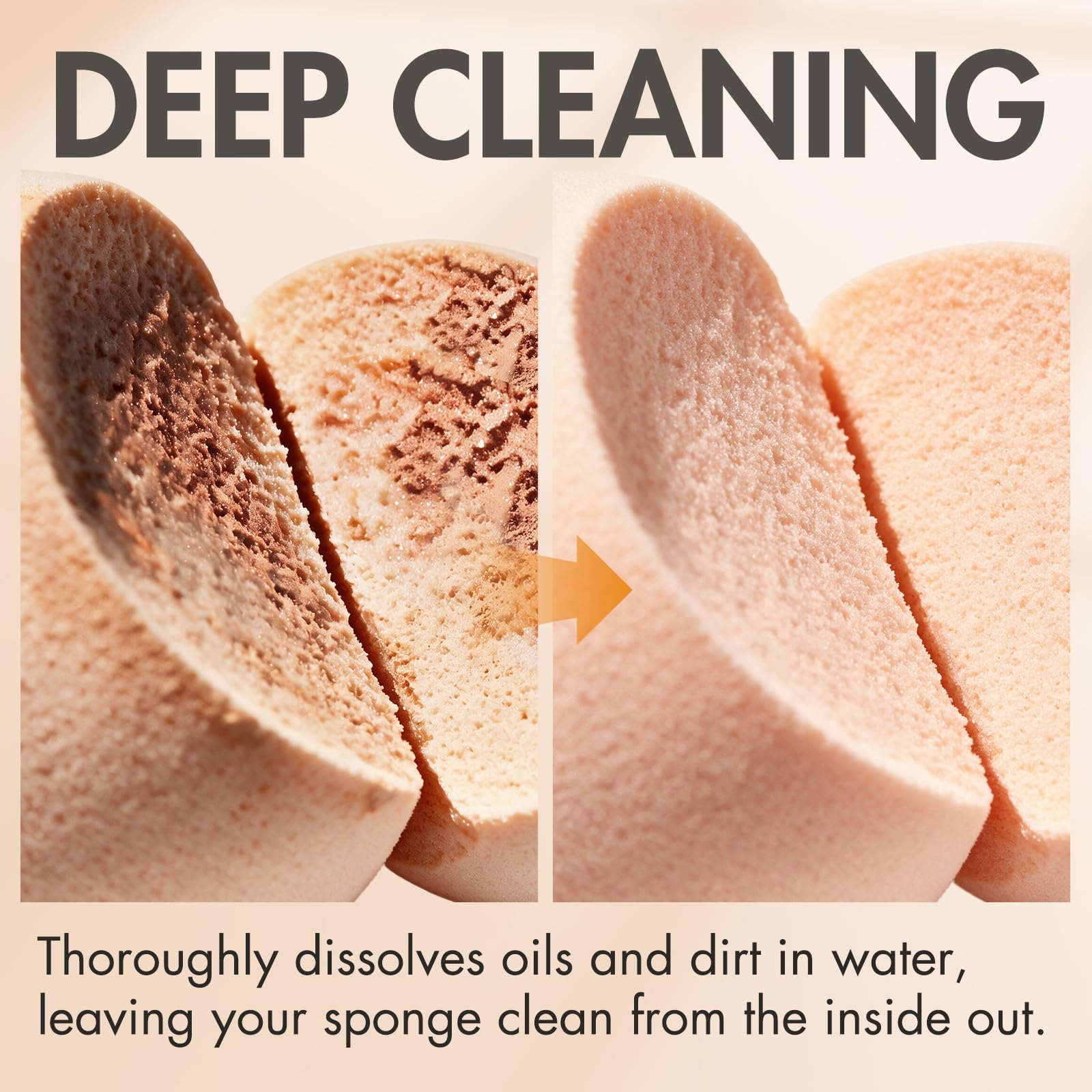 Embagol Makeup Brush Cleaner Kit with Cleaning Bowl, Make Up Brush Cleansers Solution for Sponges, Puffs and Brushes - Gentle Formula, Cruelty Free(2-pieces set, 100ml/3.38 fl oz + Khkai)