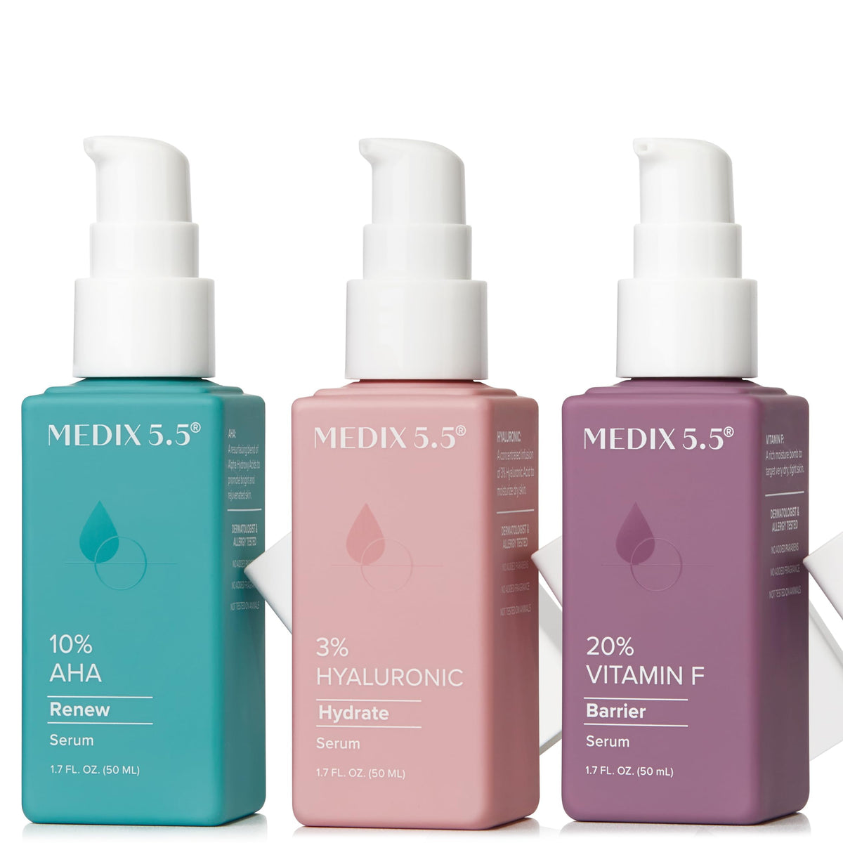 MEDIX Anti Aging Body Face Serum 3PC Bundle - Medix 5.5 Official Imagery - 2