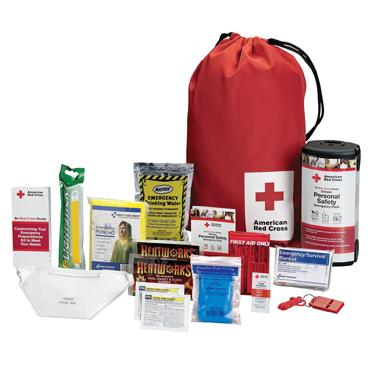 American Red Cross Licensed Deluxe Personal Safety Emergency - American Red Cross Official Imagery - 1