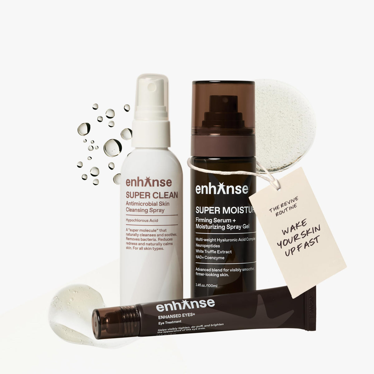 The Revive Routine Skincare Gift Set for Men Hydrating 3 Pc - ENHANSE Official Imagery - 2
