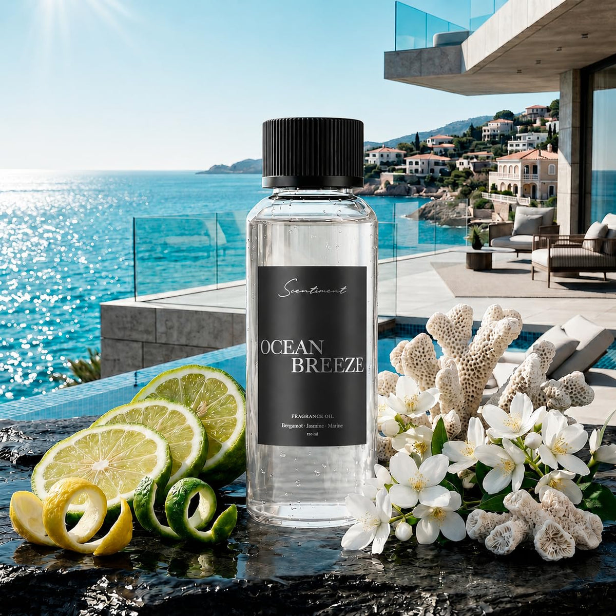 Scentiment Ocean Breeze Diffuser Oil - Scentiment Official Imagery - 3