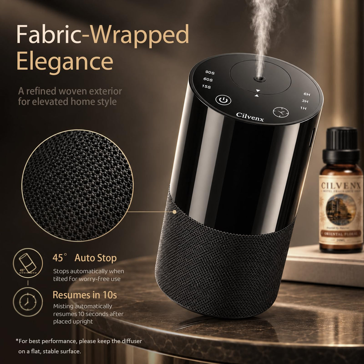 Waterless Essential Oil Diffuser 4 Hotel Inspired Fragrance - Cilvenx Official Imagery - 5
