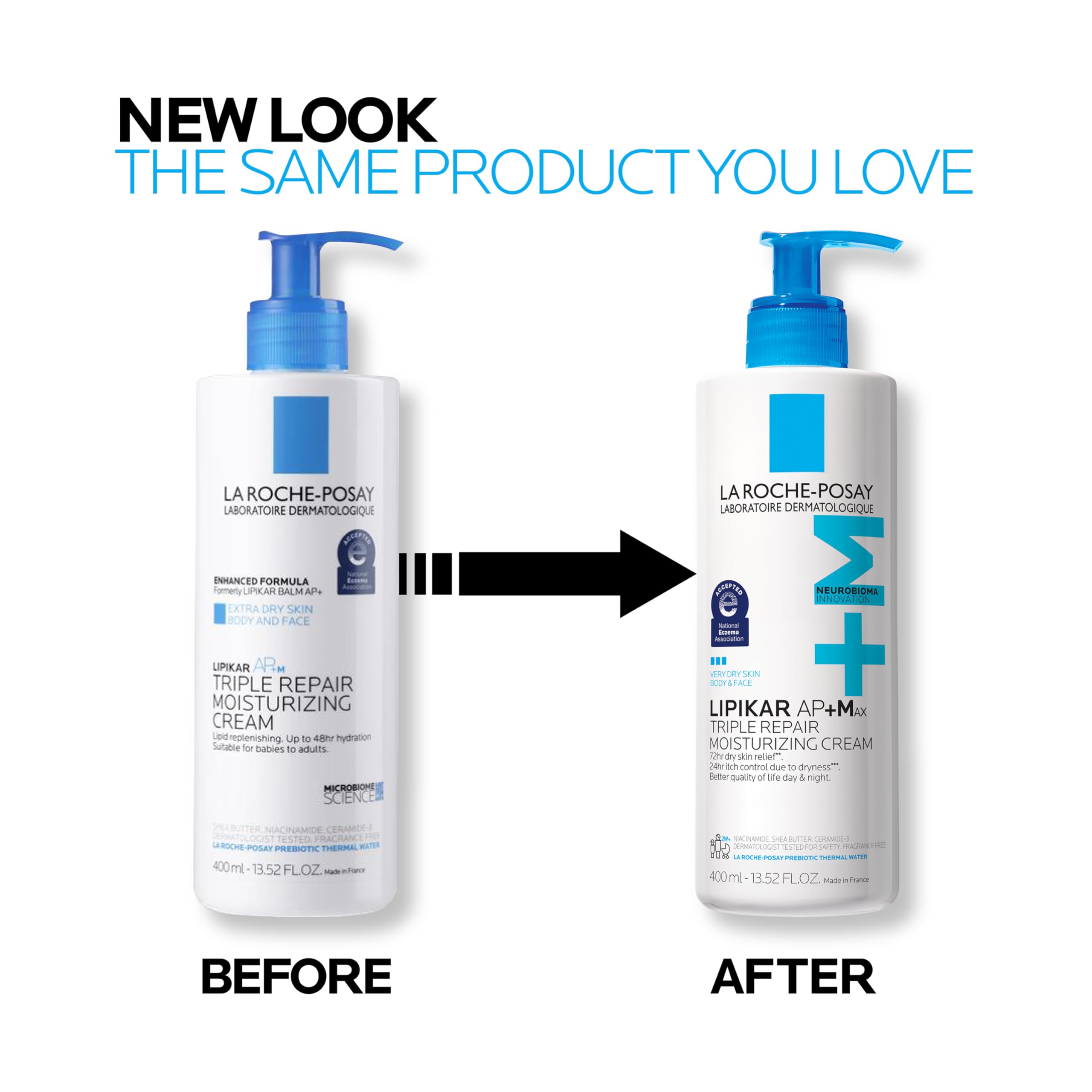 La Roche-Posay Lipikar AP+Max Body Cream Ceramides 13.52oz