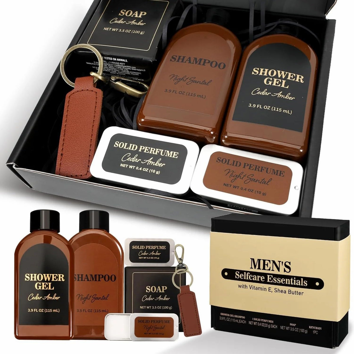 Gift Sets for Men Christmas Body Care Spa Gift Birthday - BODY & EARTH Official Imagery - 3