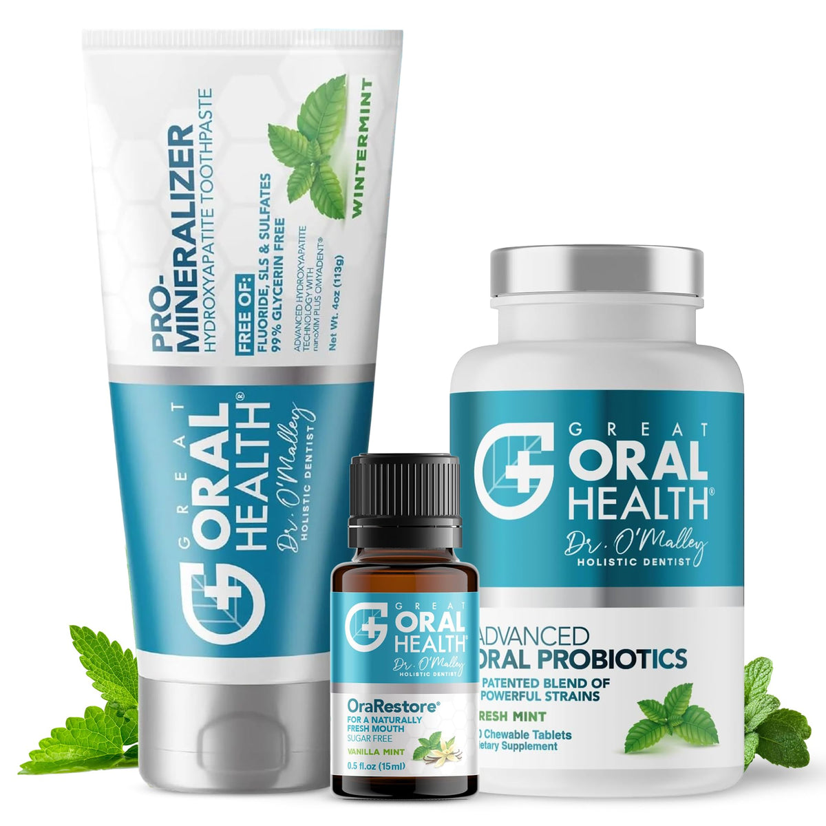 Dentist Formulated Oral Health System with Fluoride Free - Great Oral Health Official Imagery - 1