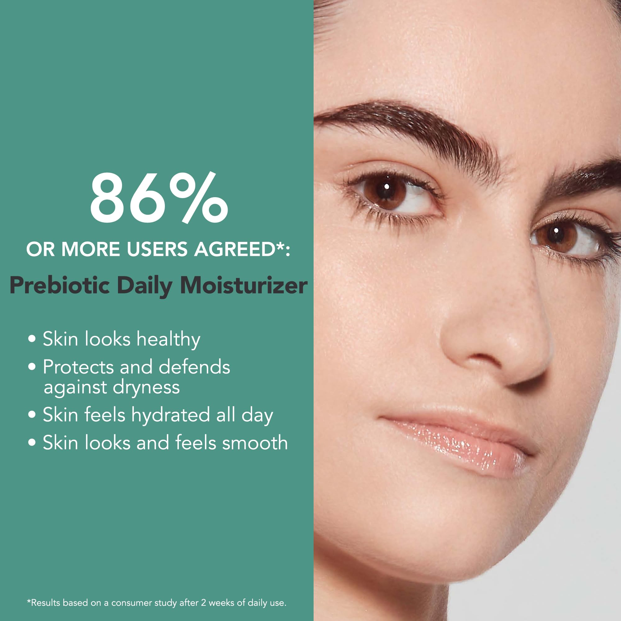 Dermablend Prebiotic Daily Moisturizer in a 3 fl oz bottle, skin moisturizer with prebiotics for nourishing and hydrating skin.