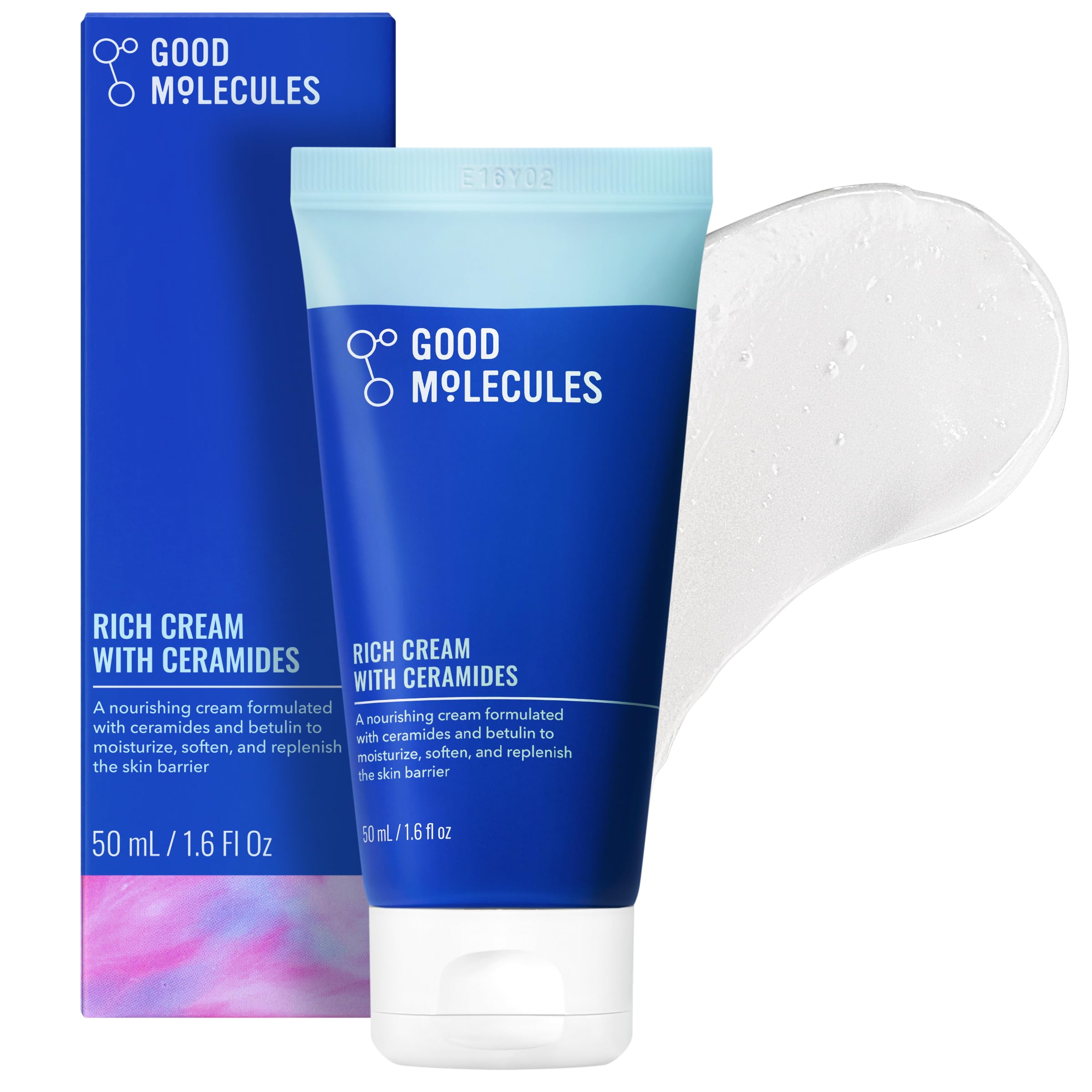 Good Molecules Rich Cream with Ceramides, Face Moisturizer for - Product Imagery