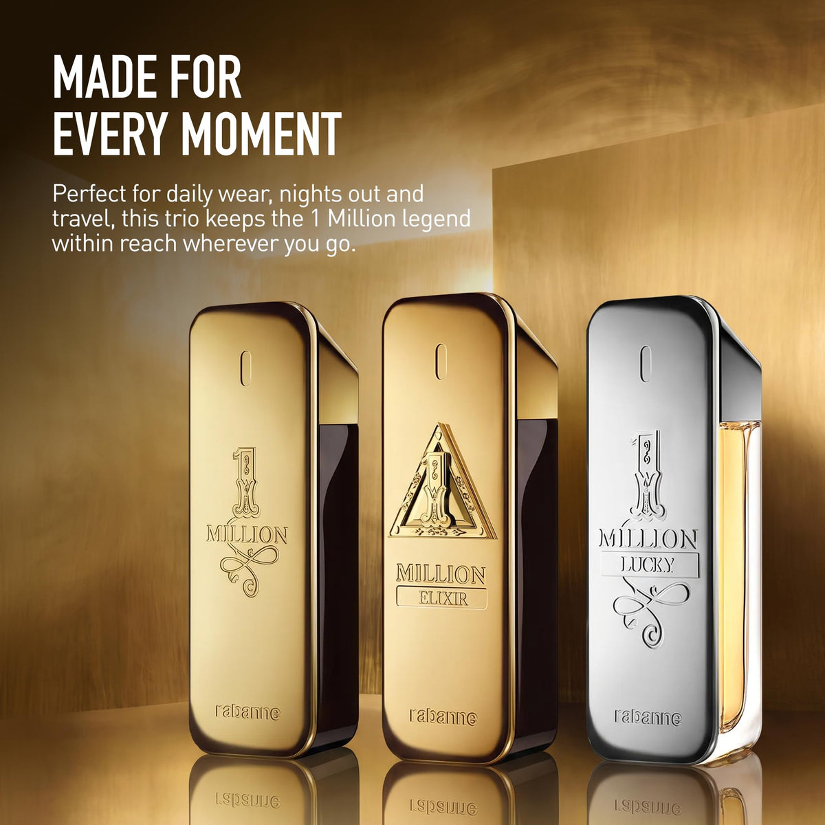 Rabanne Mini Million Trio 3 Piece Men s Cologne Sample Set - Premium Selection Official Imagery - 8