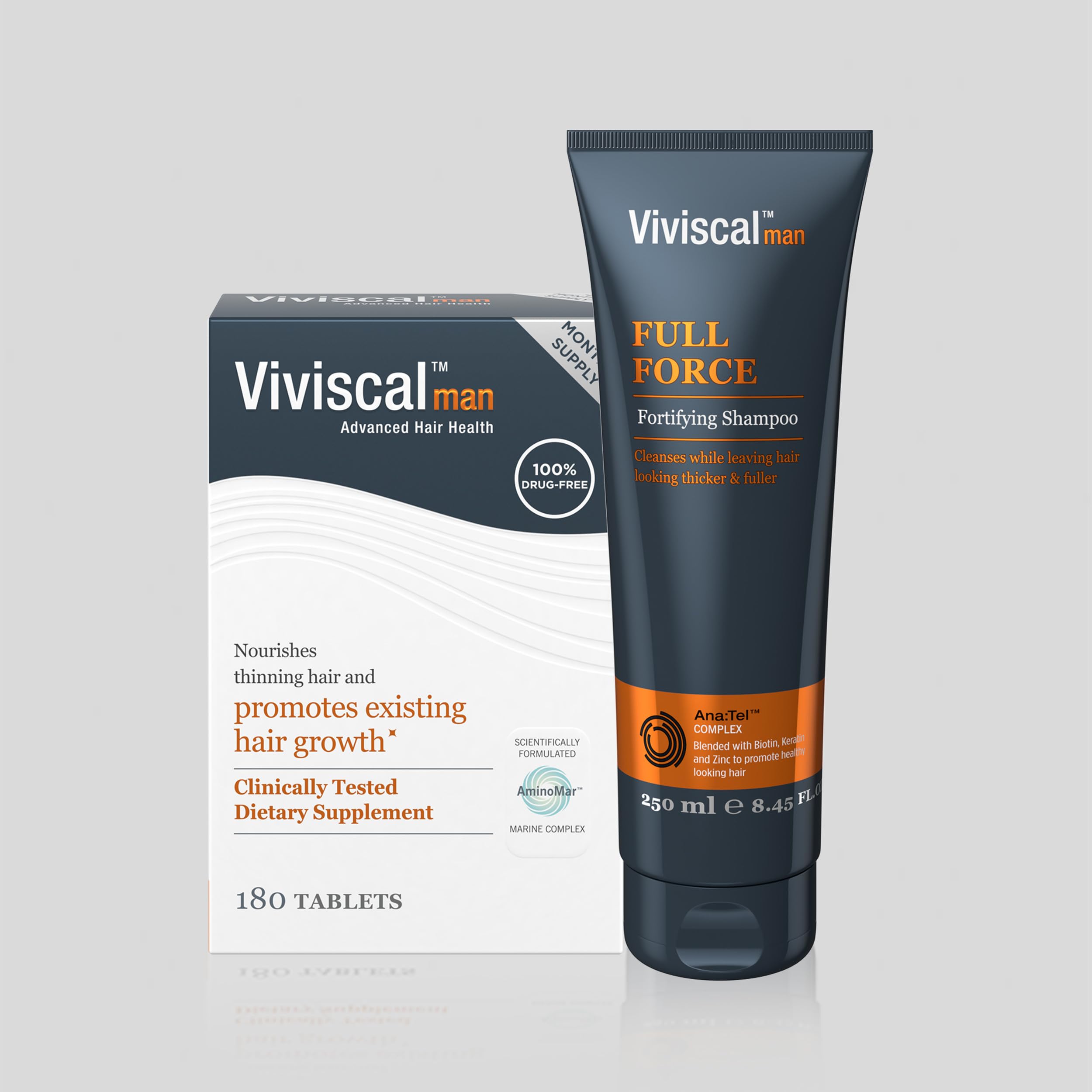 Viviscal Men's Hair Growth Supplements, 180 Tablets 3 Month Supply