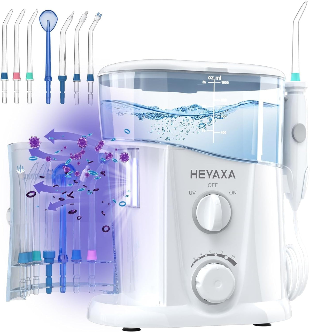 HEYAXA Sonic Electric Toothbrush 1000ML Large Capacity - HEYAXA Official Imagery - 6