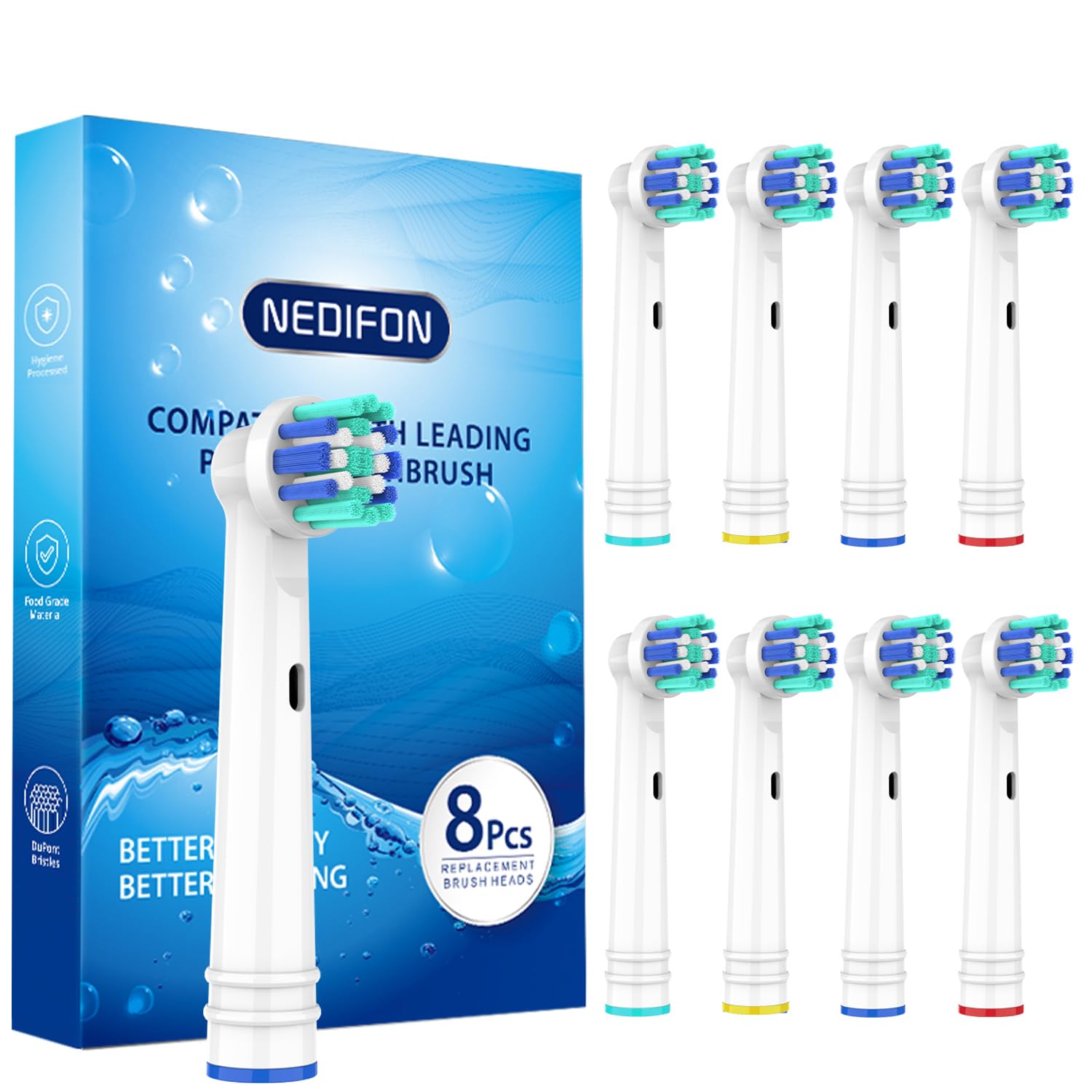 Replacement Toothbrush Heads for Oral B Braun(Individually - Product Imagery