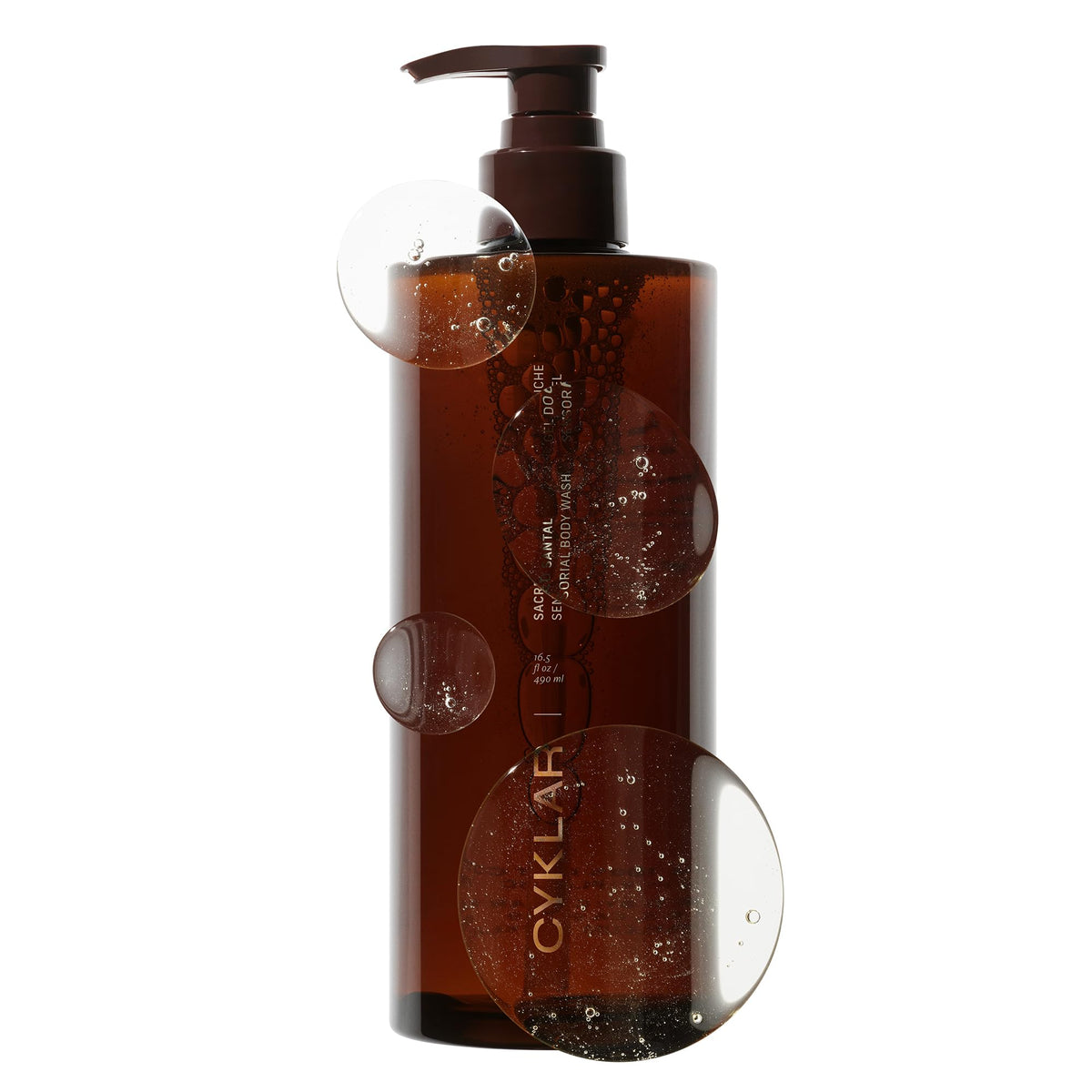 CYKLAR Sensorial Multi Oil Body Wash Cleanser Sacred Santal - CYKLAR Official Imagery - 2