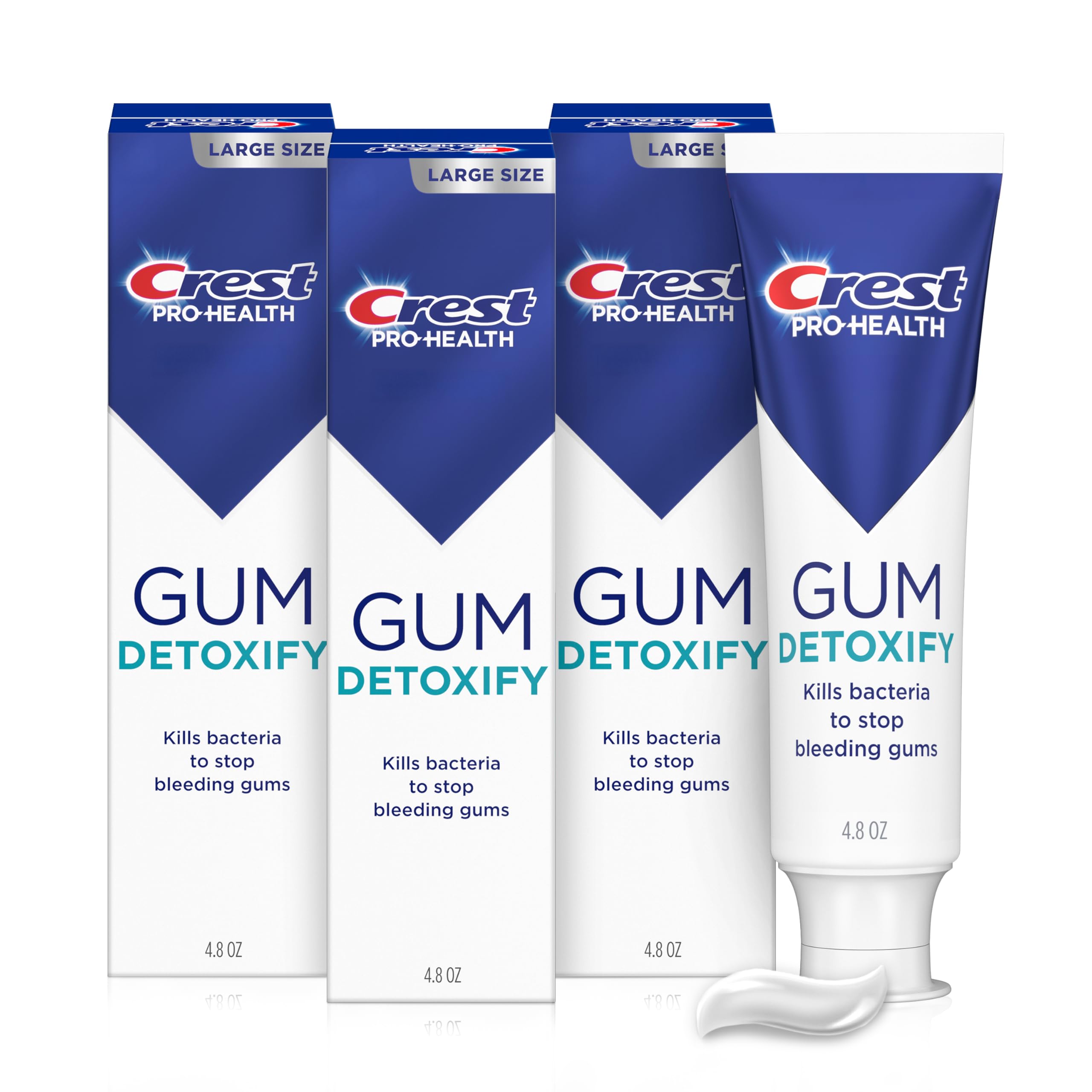 Crest Pro-Health Gum Detoxify Antibacterial Fluoride Toothpaste, - Product Imagery