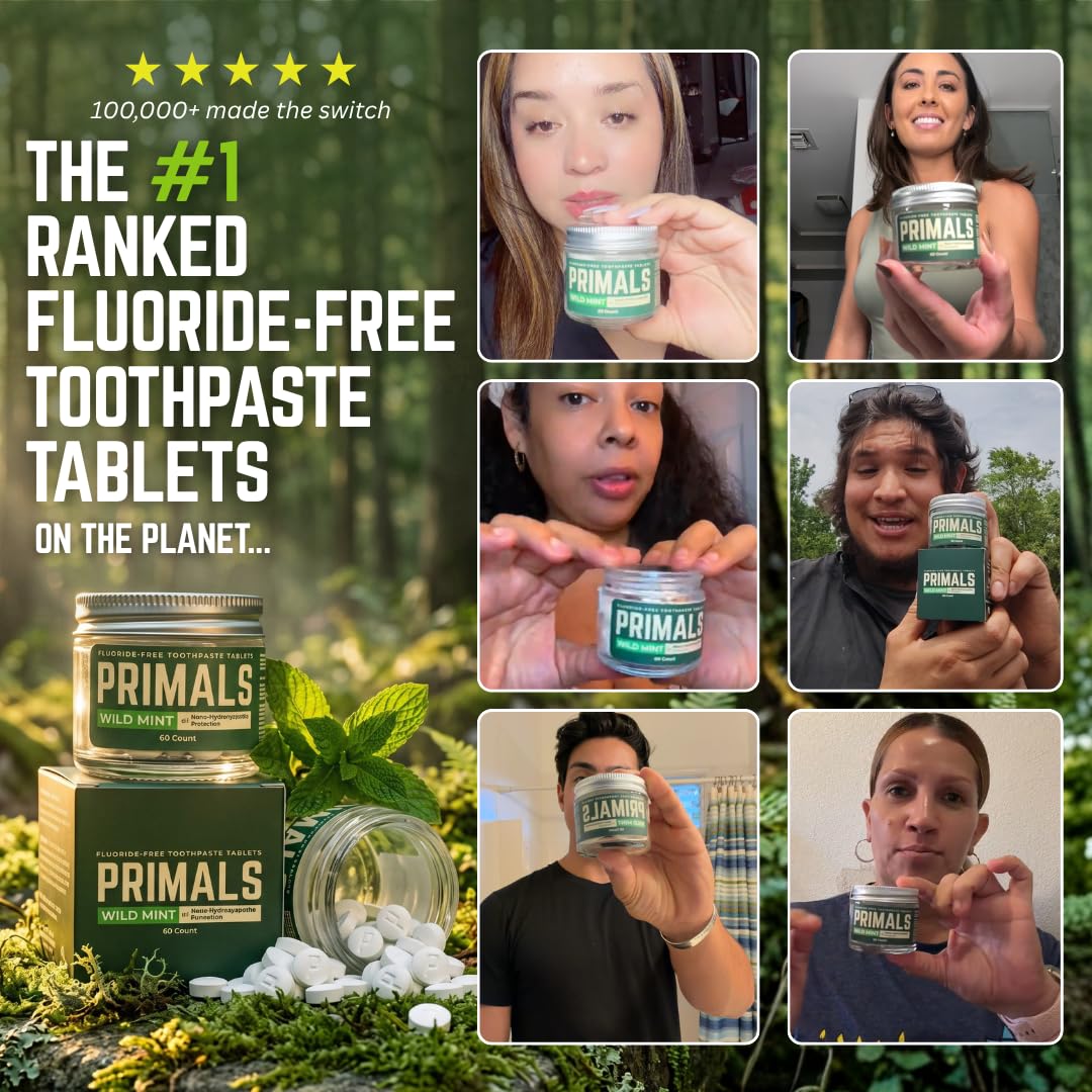 PRIMALS Horse Bristle Complete Natural Oral Care Bundle - PRIMALS Official Imagery - 8