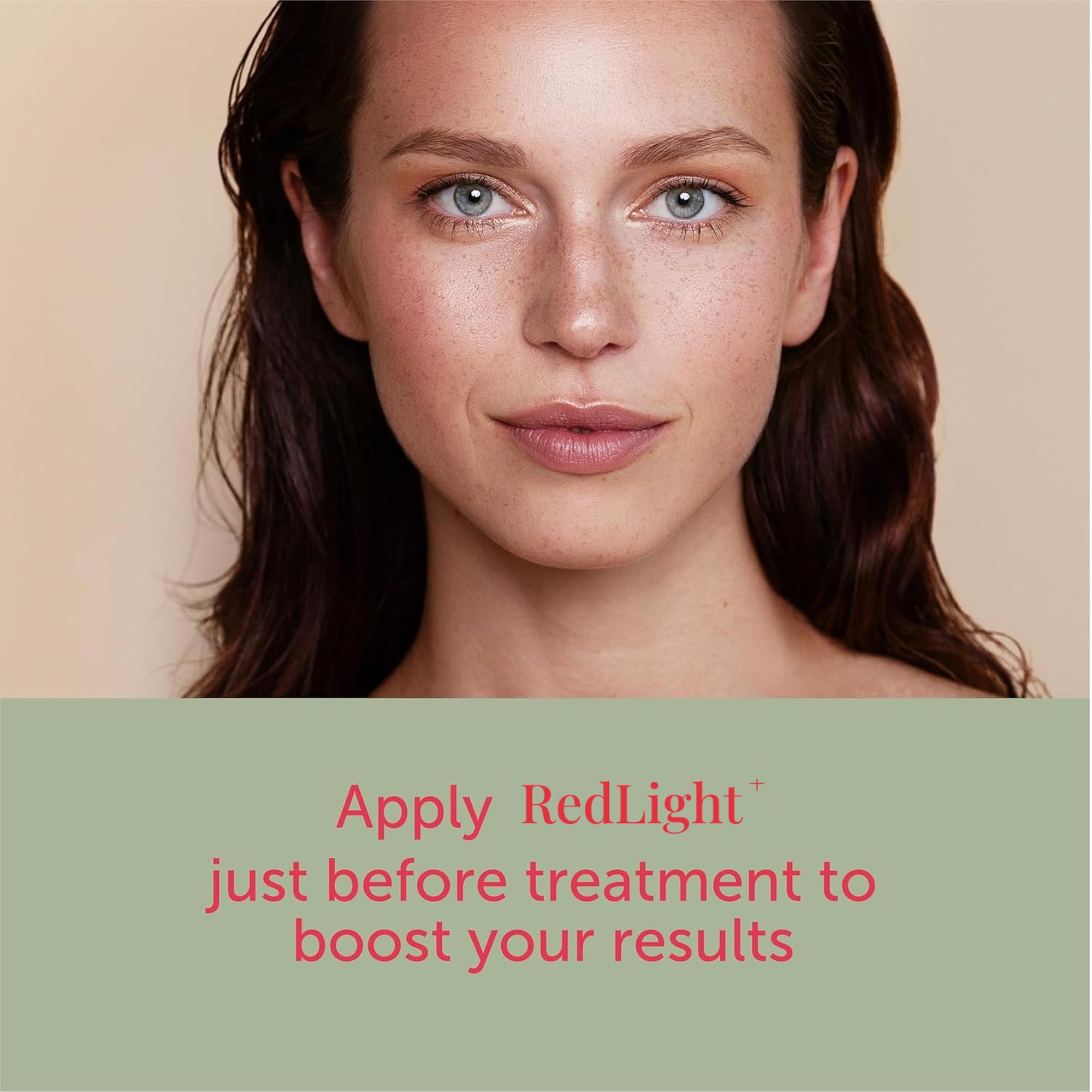 Berkland Matcha Red Light Therapy Activation Serum for Face & Neck - Made in USA - Stays Workable a Full Session, No Sticky Drag - Niacinamide, Hyaluronic Acid & Ceramides - Fragrance-Free, 1 fl oz