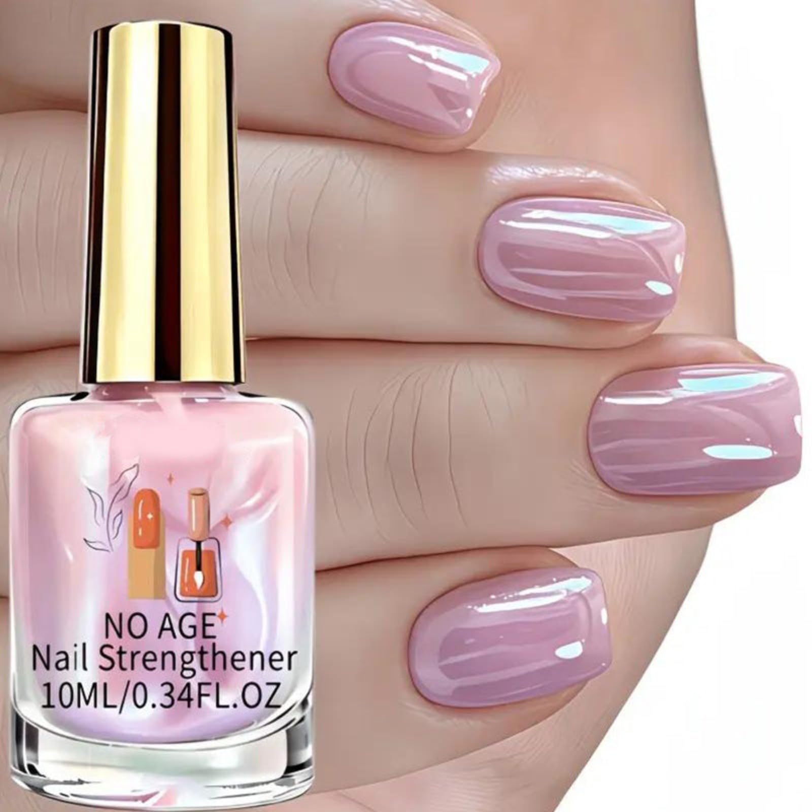 Glitter Aurora Cat Eye Gel Polish, Magnetic Gel Nail Polish with Jelly Nude Base, Shimmer Reflective Nail Art Gel, Iridescent Cat Eye Effect for DIY Manicure and Home Nail Design (1)