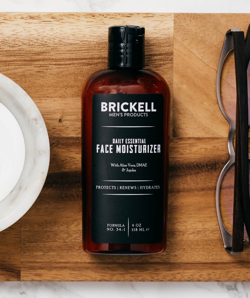 Brickell Men's Daily Face Moisturizer Niacinamide 4oz