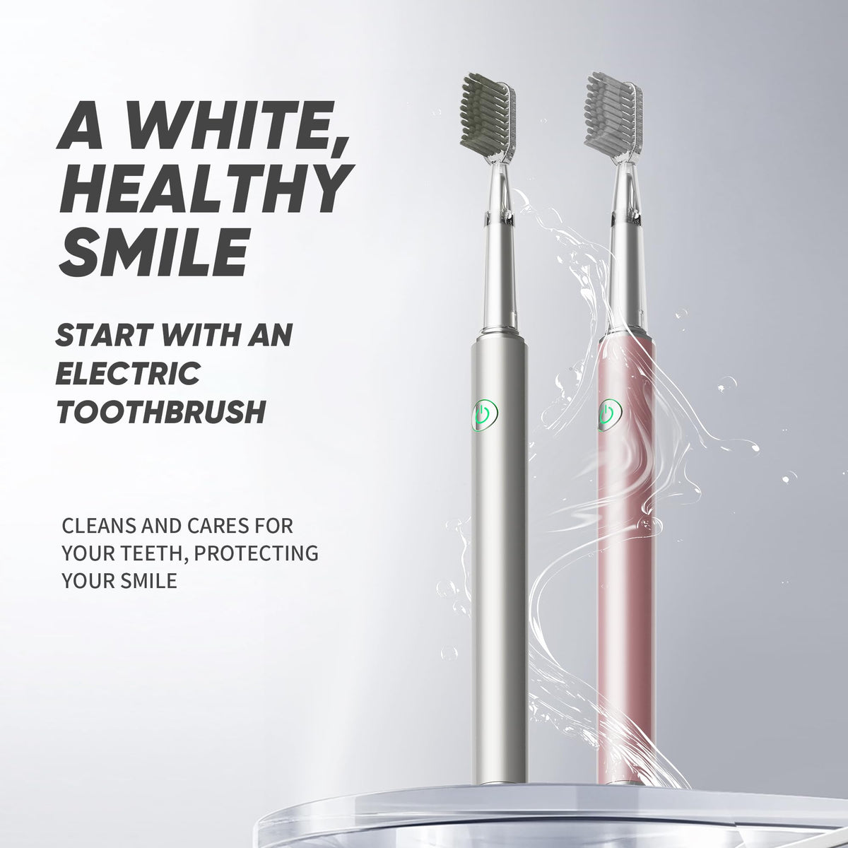 OralGos Sonic Adults Toothbrush Electric Toothbrush with 4 - Premium Selection Official Imagery - 5