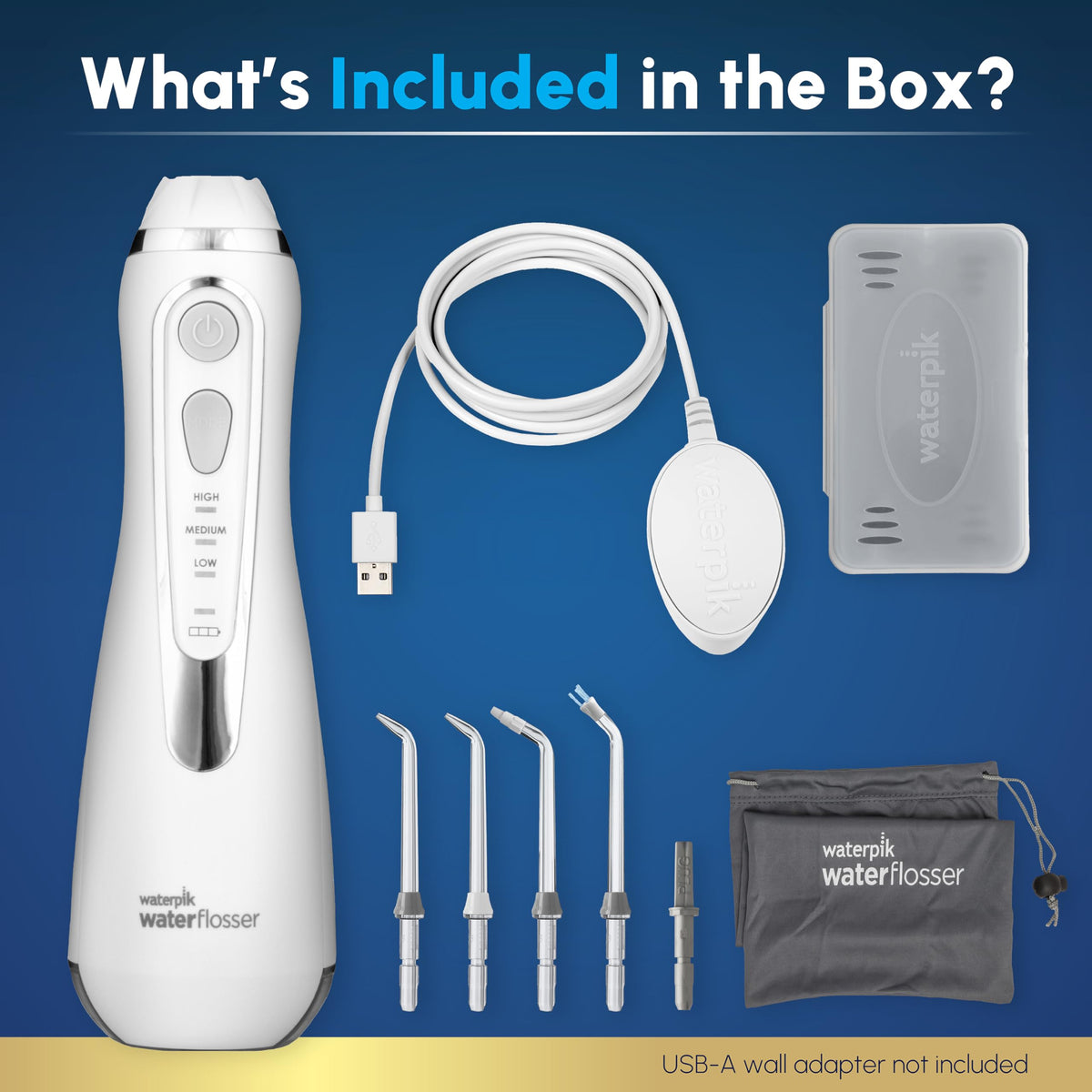 Waterpik Cordless Advanced Portable Water Flosser - Waterpik Official Imagery - 5